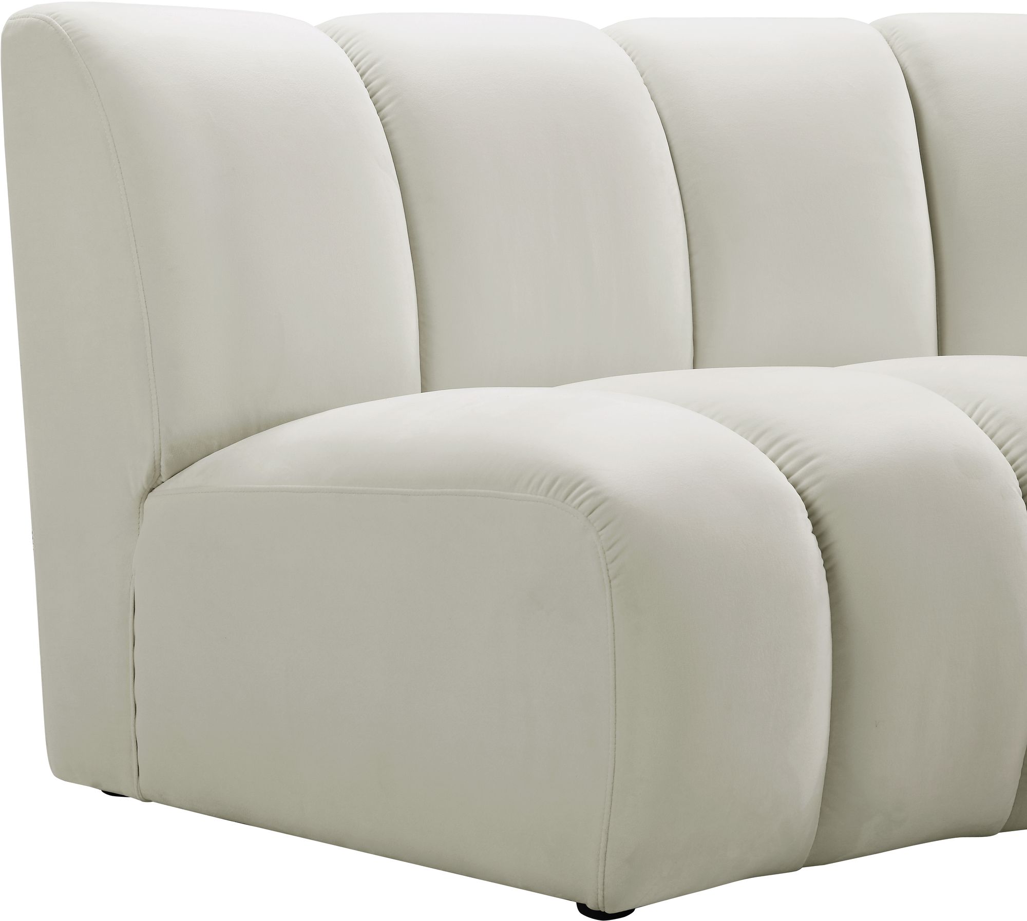 Infinity 183" 9-Piece Velvet Modular Sectional