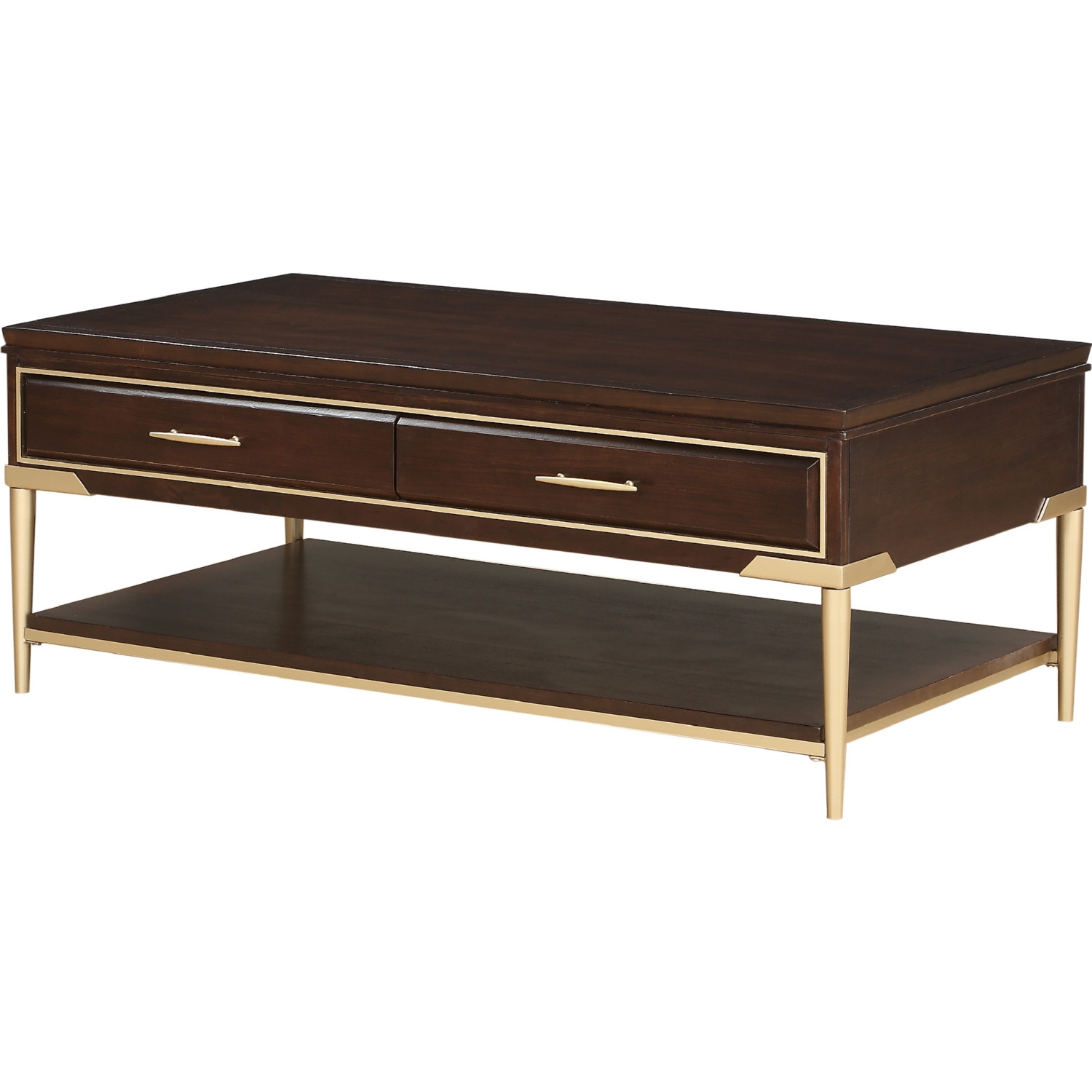Eschenbach Wood Rectangular Coffee Table Set