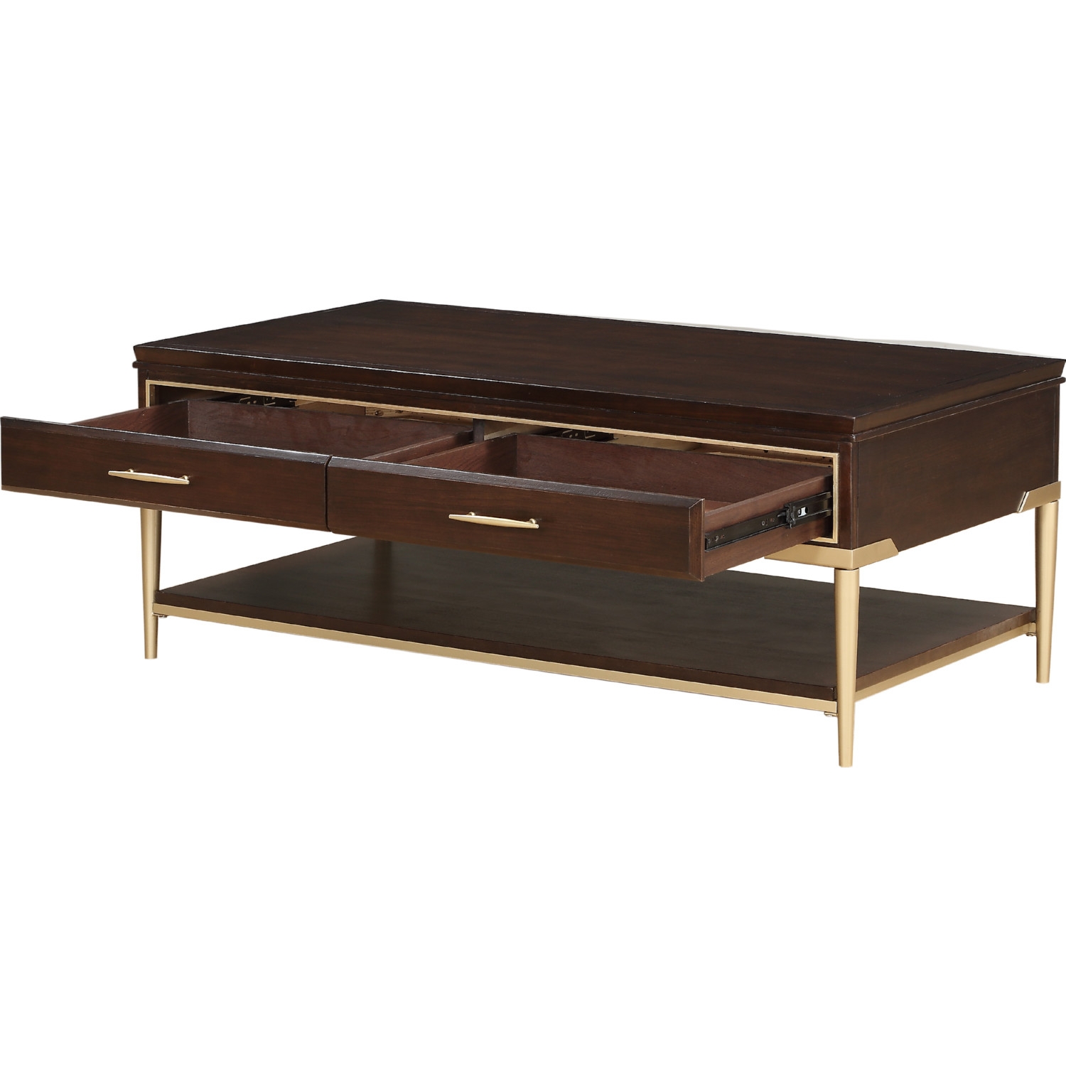 Eschenbach Wood Rectangular Coffee Table Set