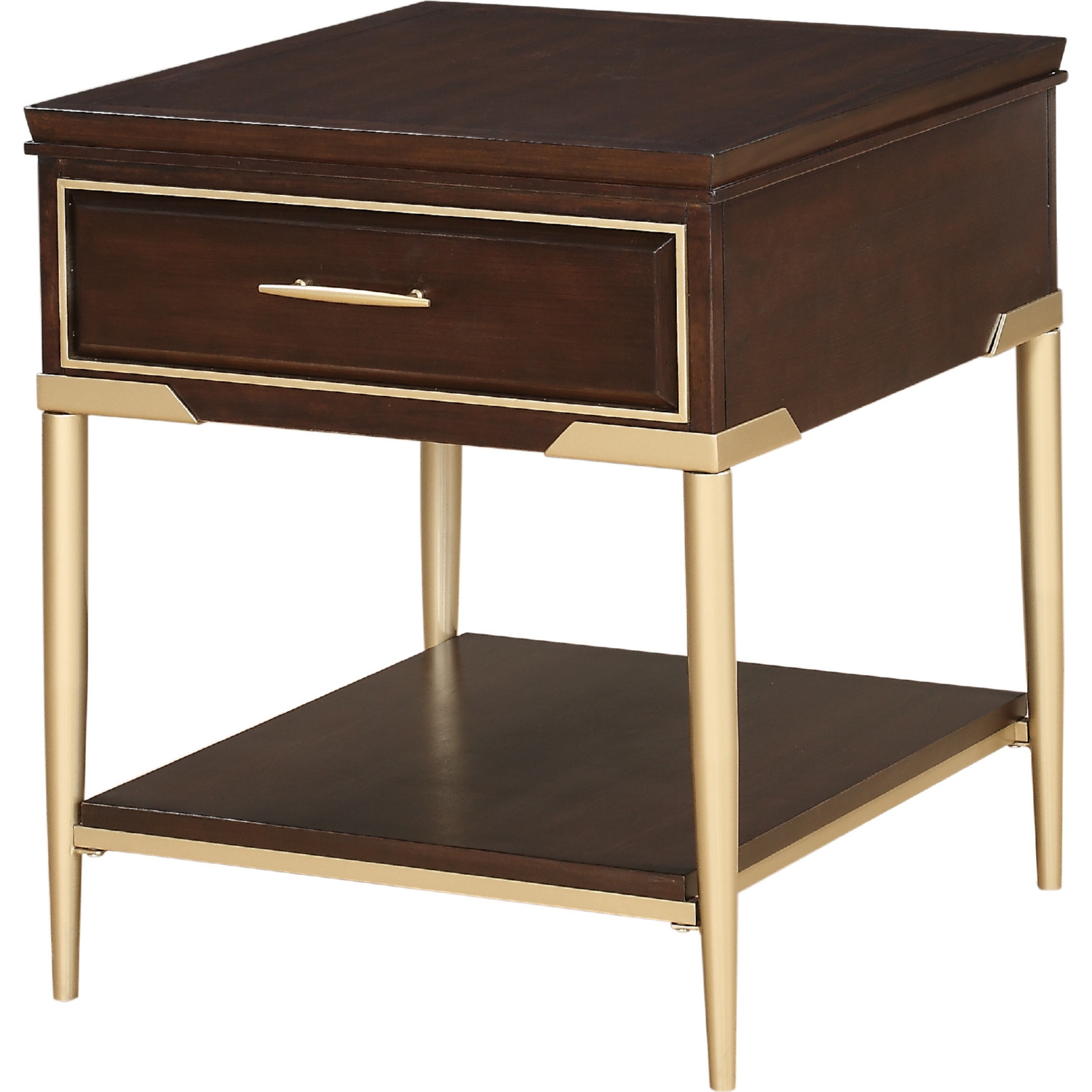 Eschenbach Wood Rectangular Coffee Table Set
