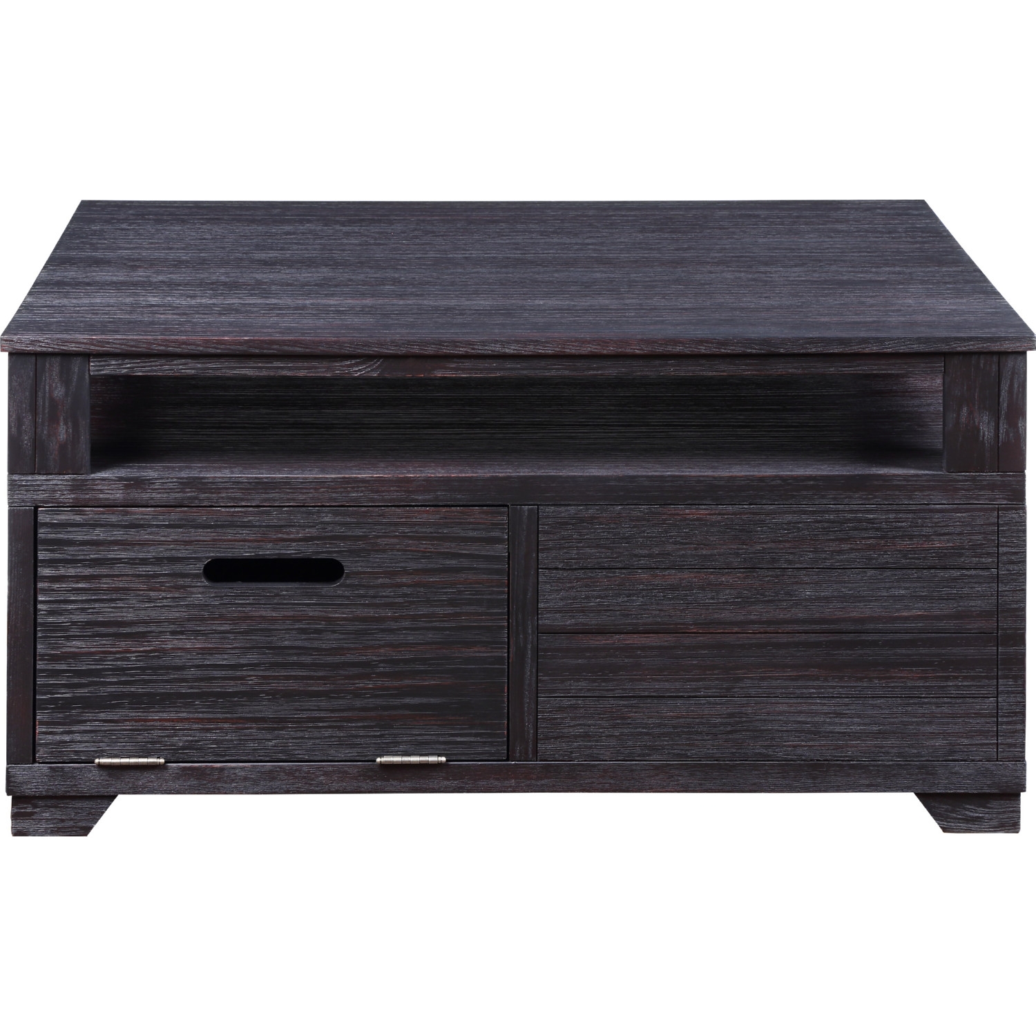 Kamilia Wood Square Storage Coffee Table