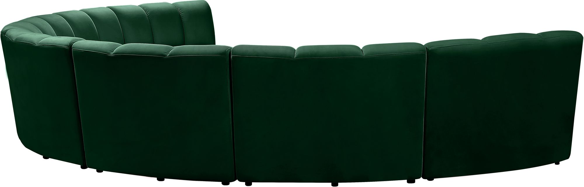 Infinity 183" 7-Piece Velvet Modular Sectional