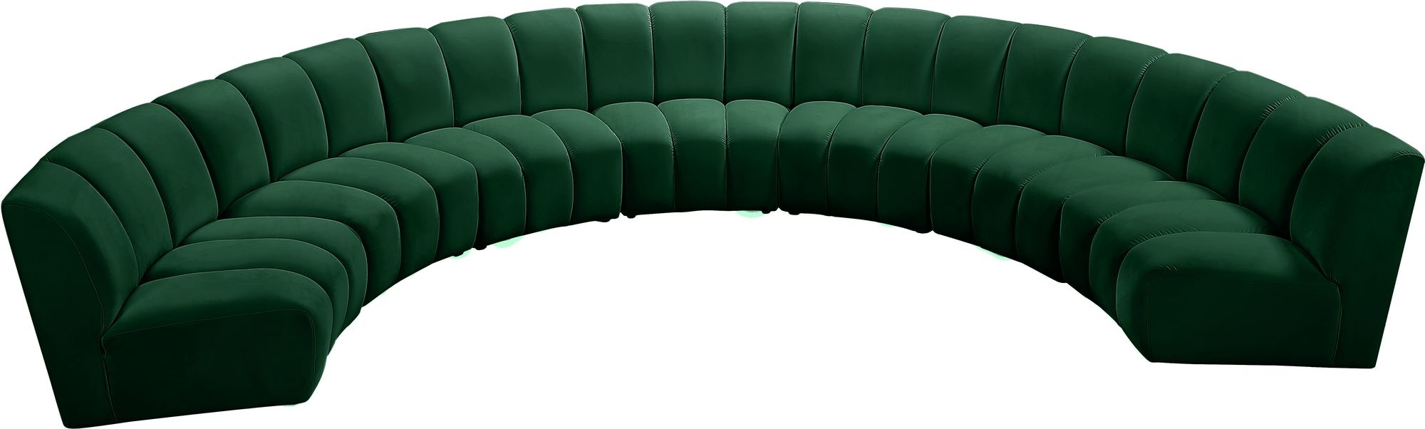 Infinity 183" 7-Piece Boucle Fabric Sectional Sofa