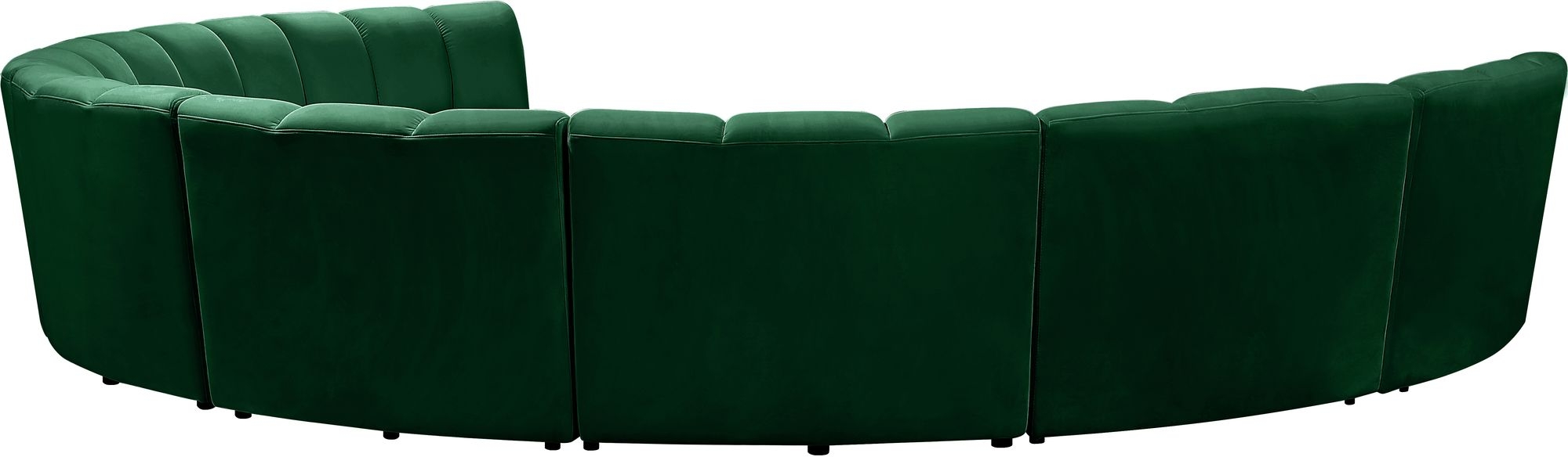 Infinity 183" 8-Piece Boucle Fabric Sectional Sofa