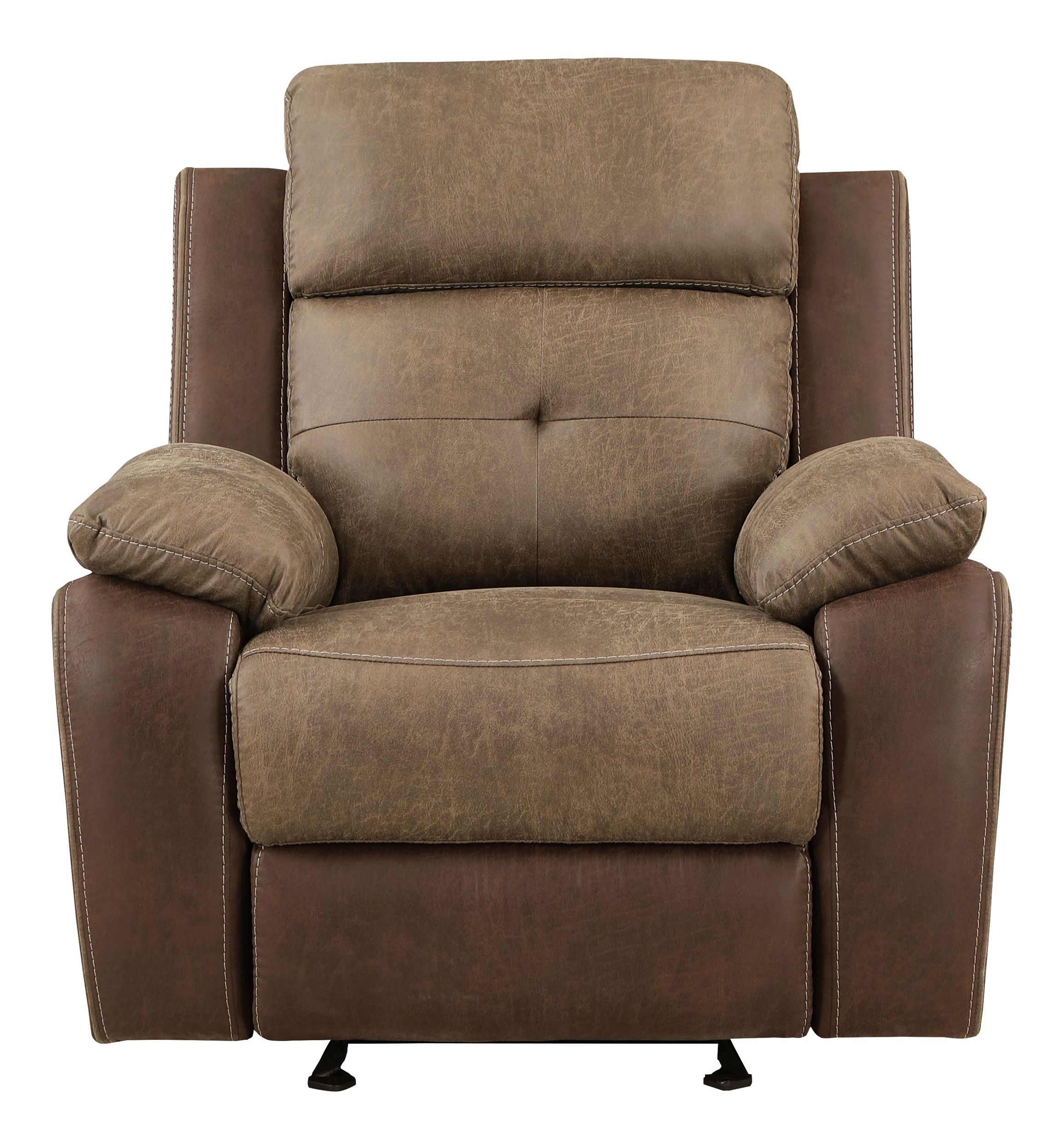 Glendale Microfiber Double Reclining Living Room Set
