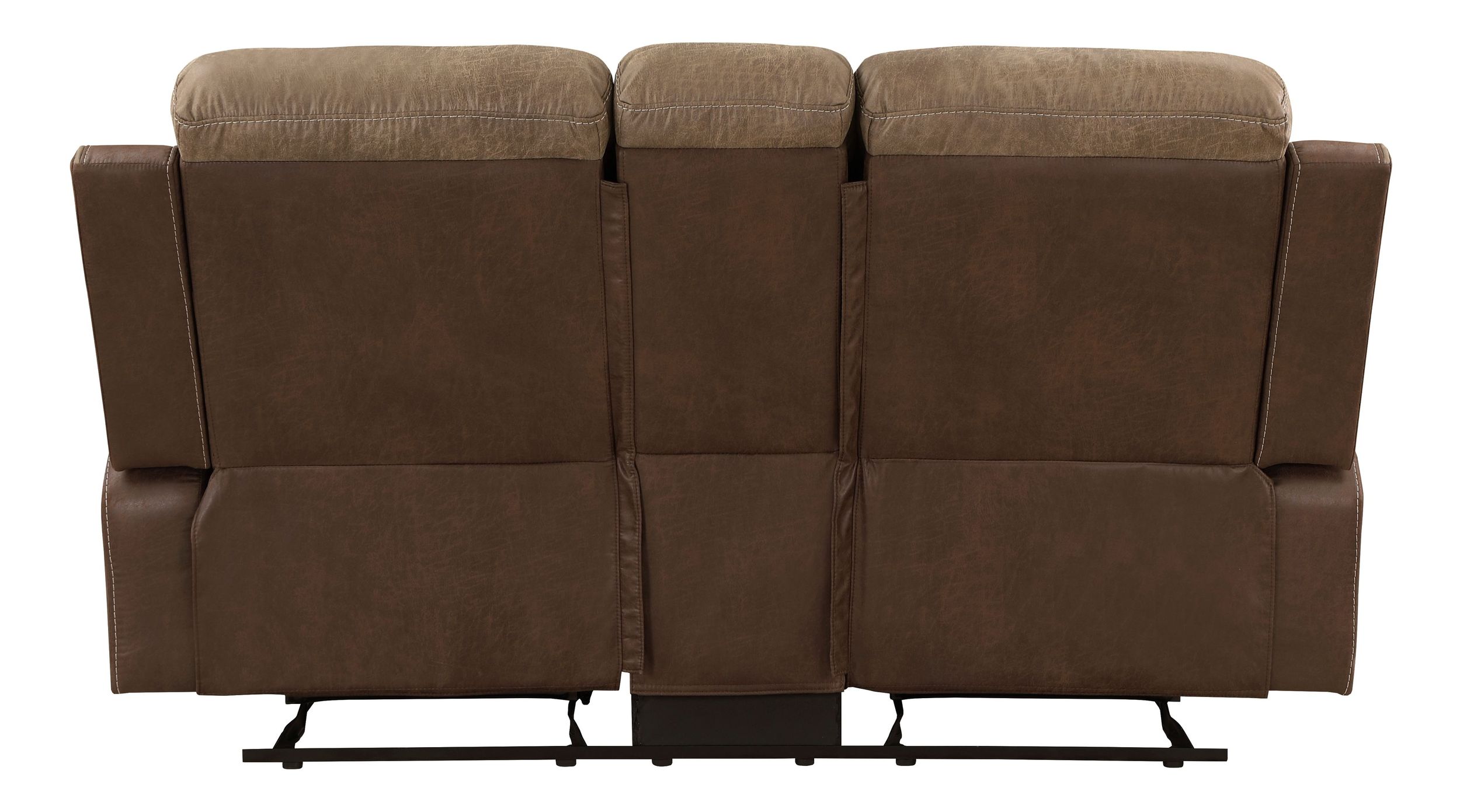 Glendale Microfiber Double Reclining Living Room Set