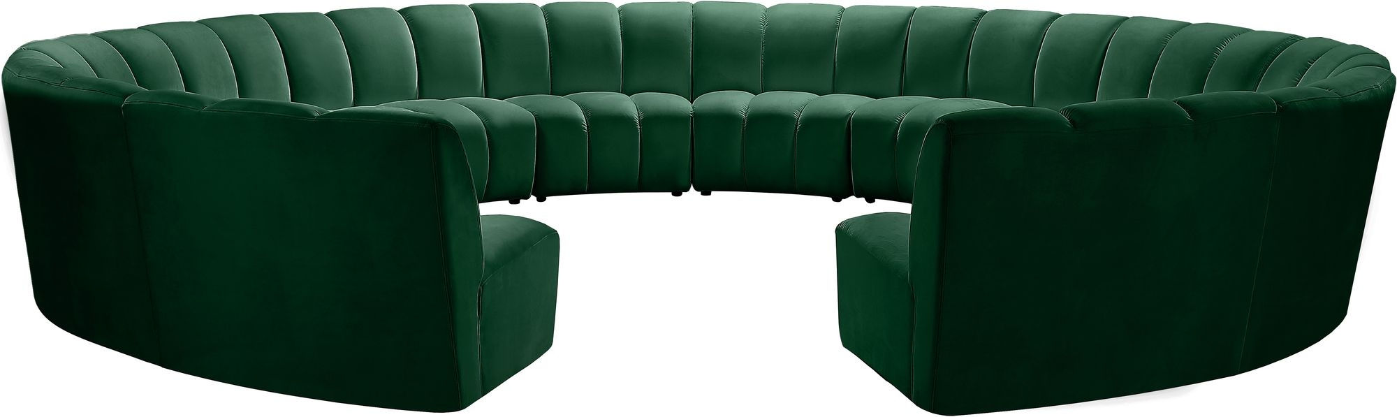 Infinity 183" 12-Piece Boucle Fabric Sectional Sofa