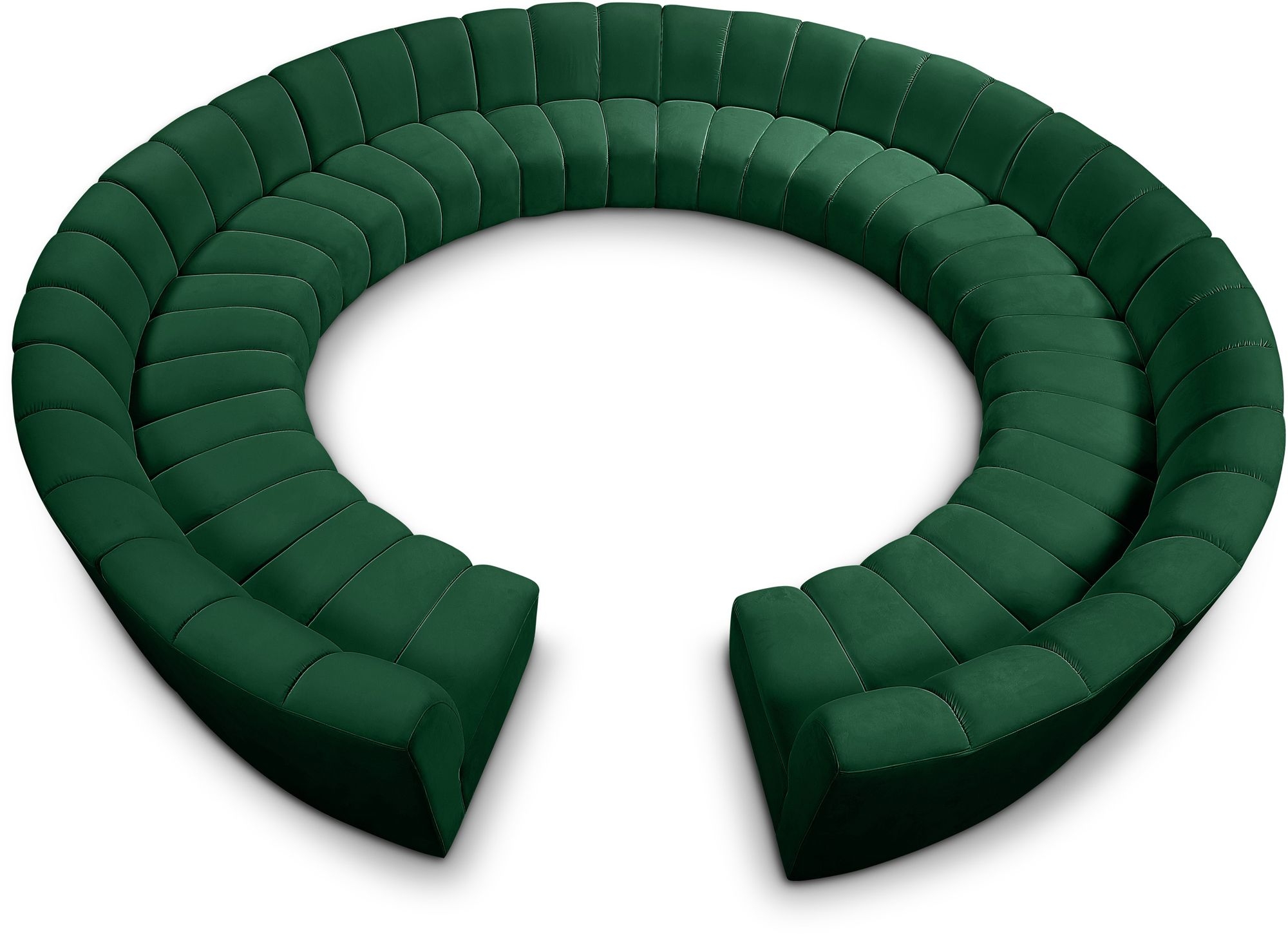 Infinity 183" 12-Piece Boucle Fabric Sectional Sofa