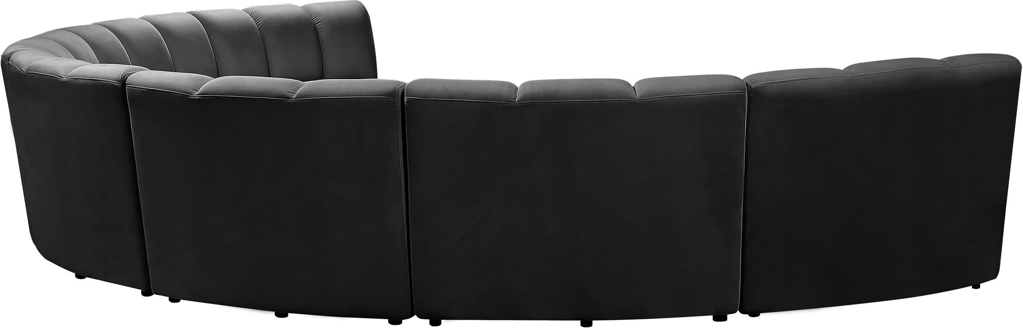 Infinity 183" 7-Piece Boucle Fabric Sectional Sofa