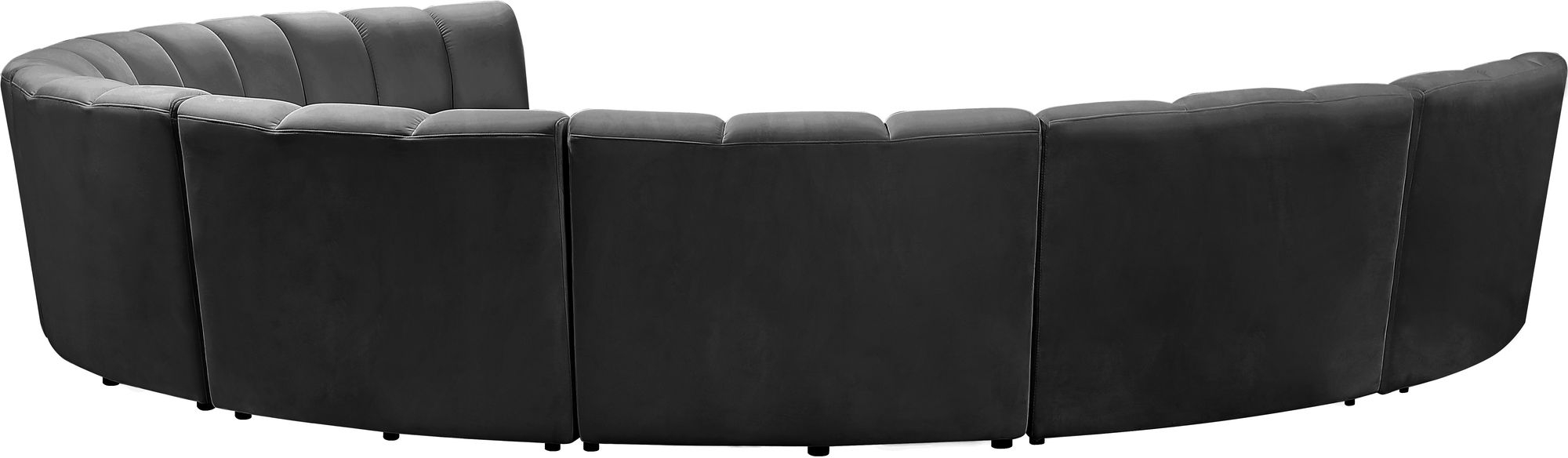 Infinity 183" 8-Piece Boucle Fabric Sectional Sofa