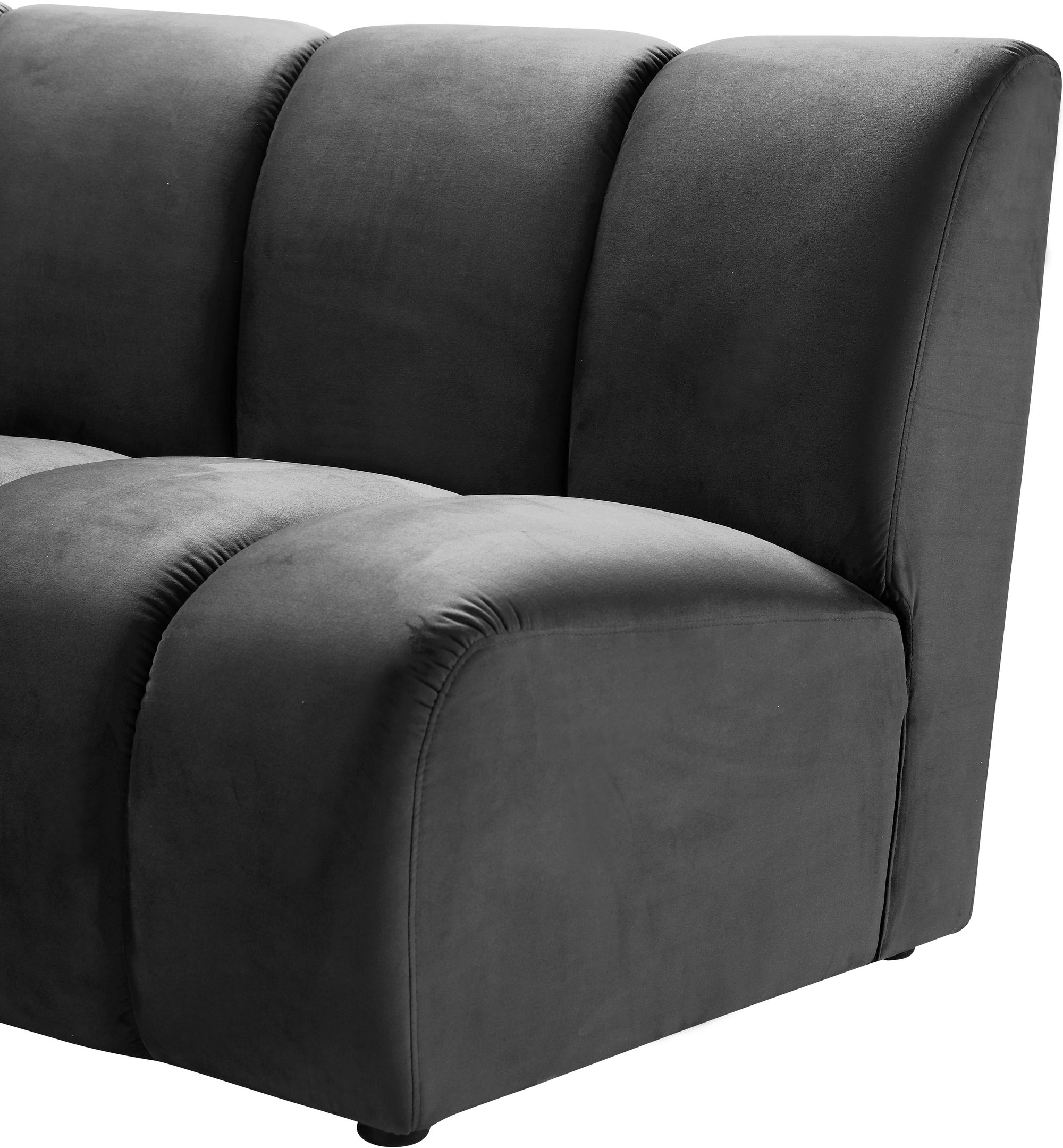 Infinity 183" 8-Piece Velvet Modular Sectional