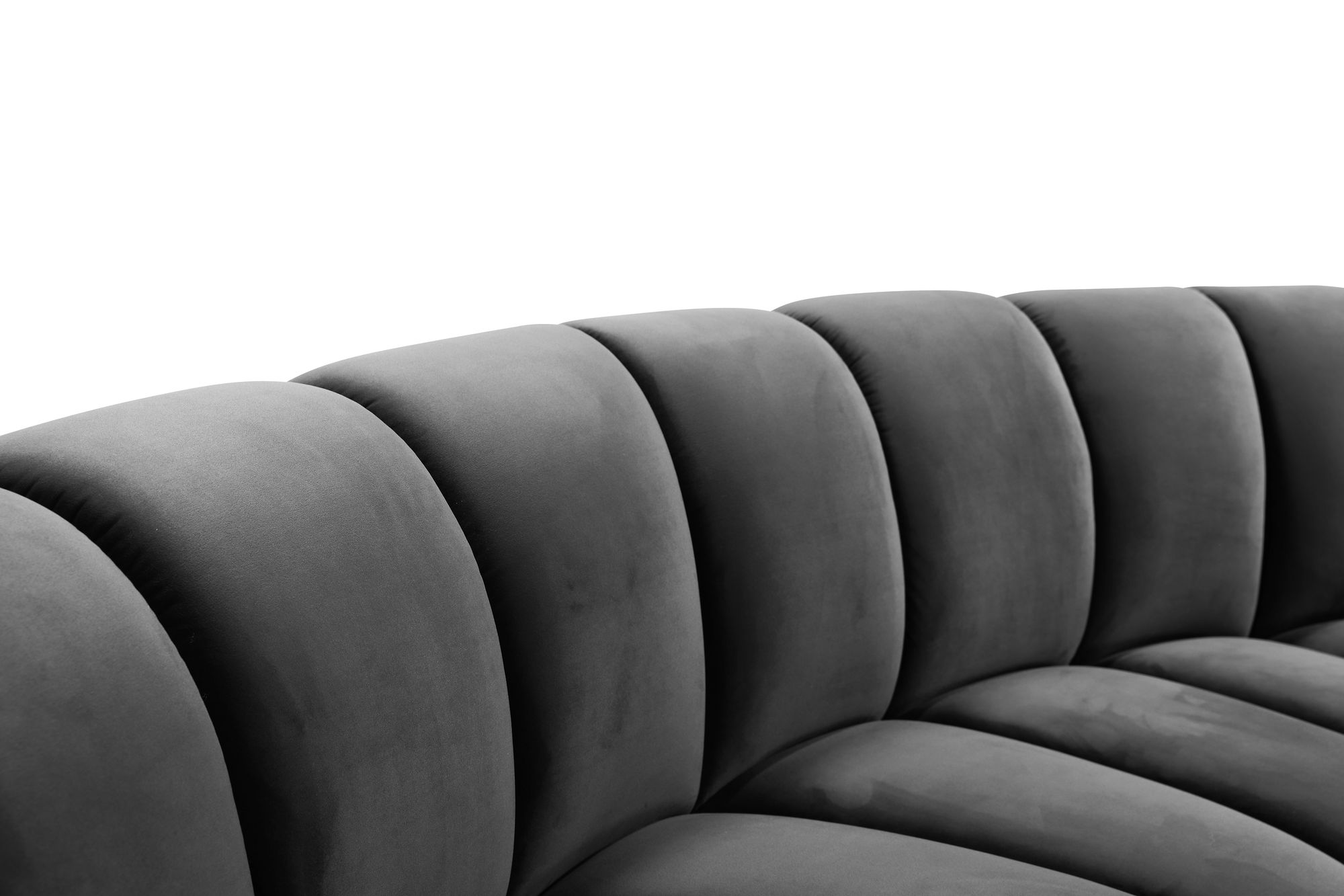 Infinity 183" 10-Piece Velvet Modular Sectional