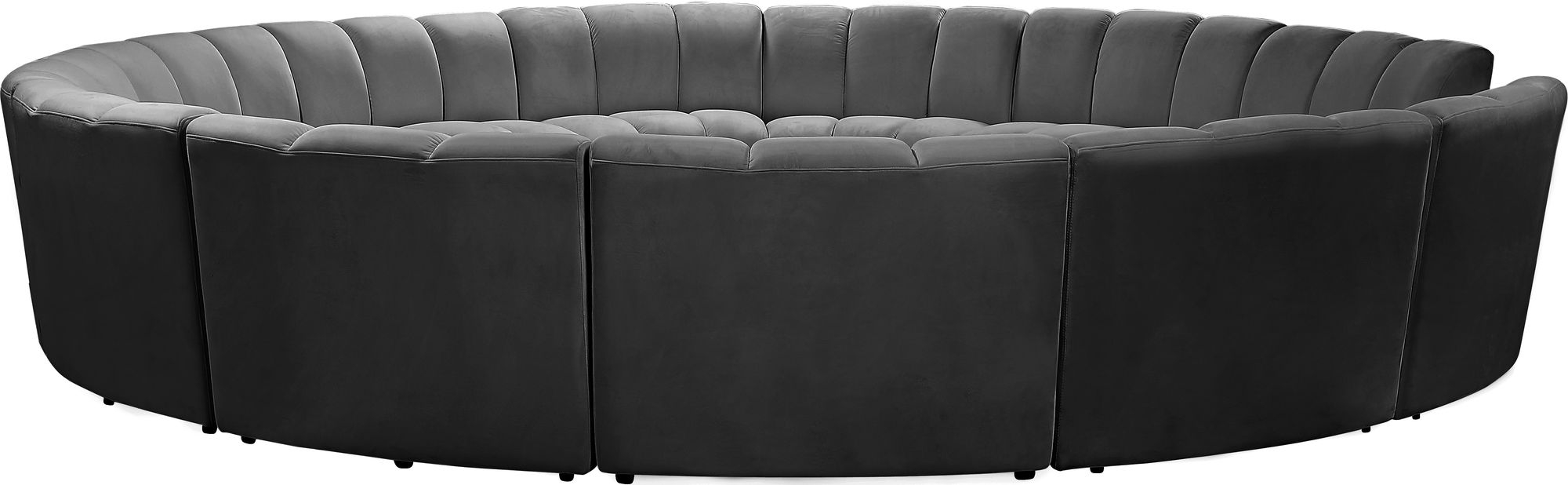 Infinity 183" 12-Piece Boucle Fabric Sectional Sofa