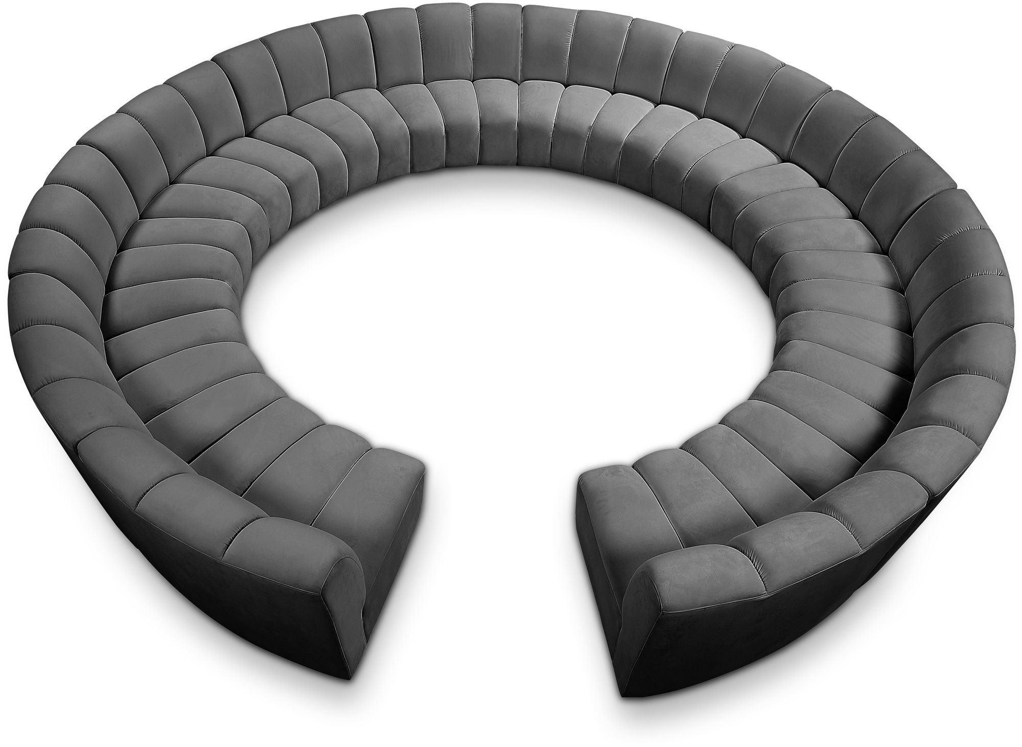 Infinity 183" 12-Piece Boucle Fabric Sectional Sofa