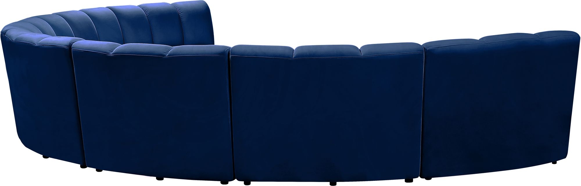 Infinity 183" 7-Piece Boucle Fabric Sectional Sofa