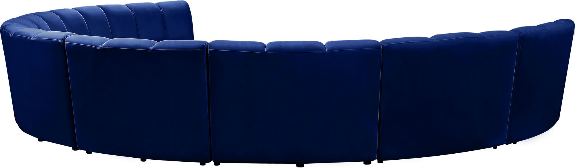 Infinity 183" 8-Piece Velvet Modular Sectional