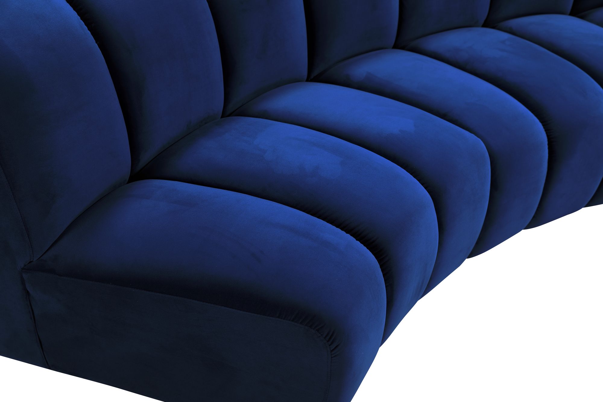 Infinity 183" 10-Piece Velvet Modular Sectional