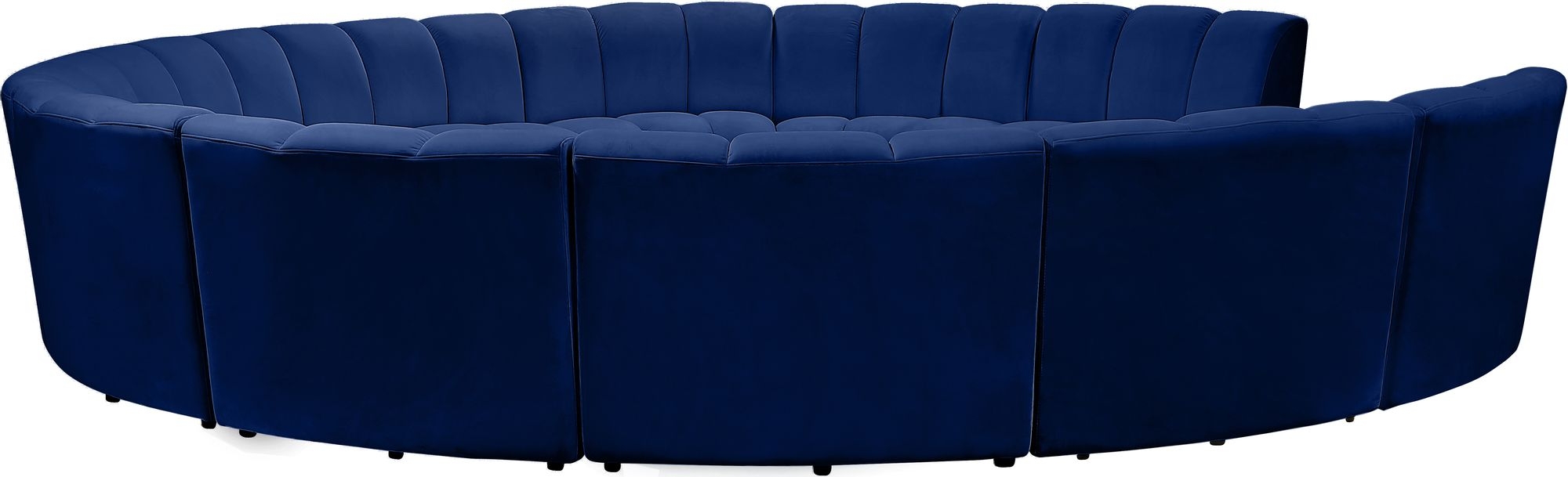 Infinity 183" 11-Piece Boucle Fabric Sectional Sofa