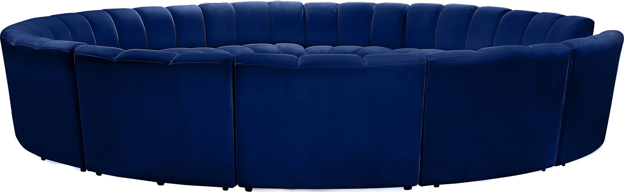 Infinity 183" 12-Piece Boucle Fabric Sectional Sofa