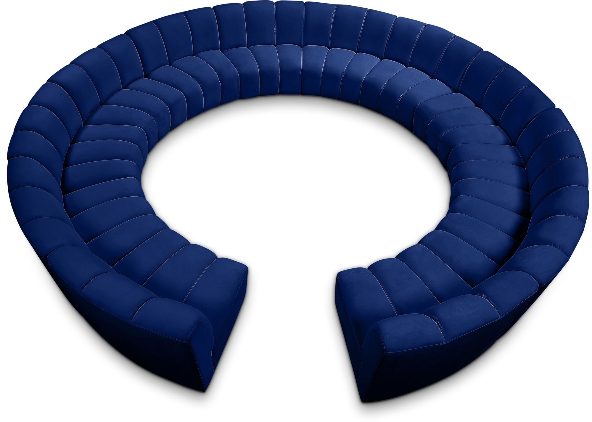 Infinity 183" 12-Piece Boucle Fabric Sectional Sofa