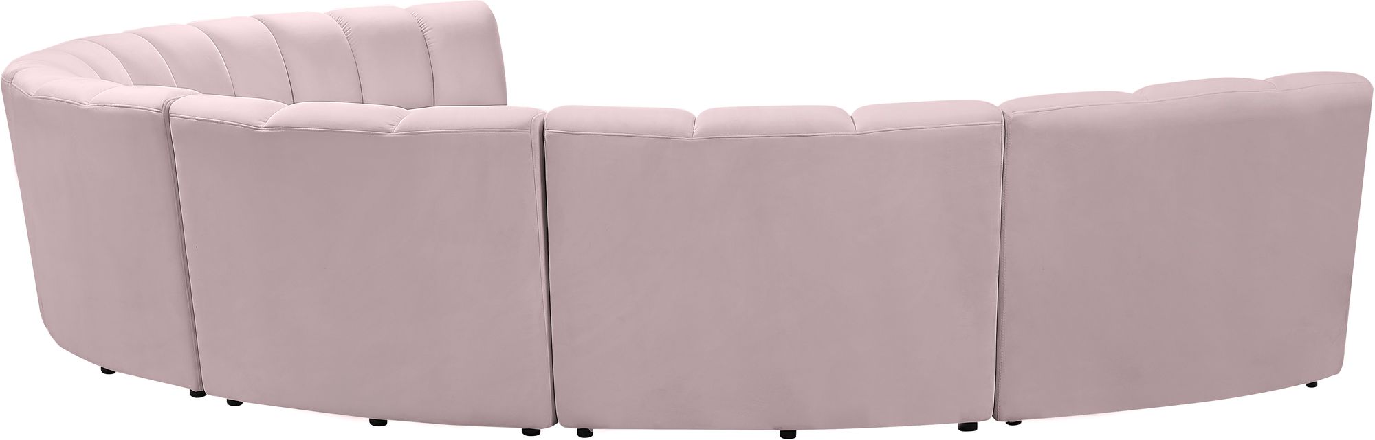 Infinity 183" 7-Piece Velvet Modular Sectional