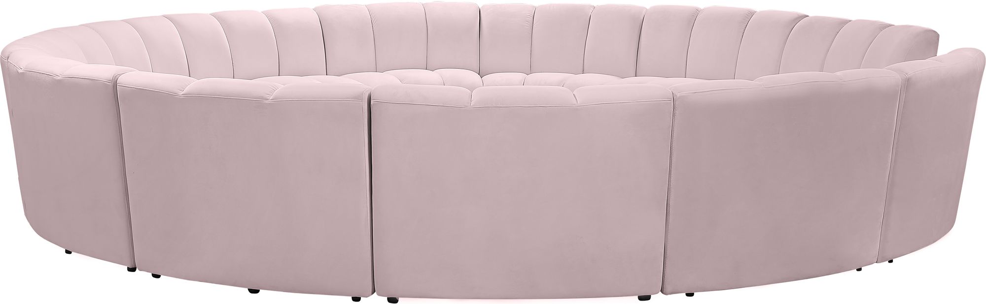 Infinity 183" 12-Piece Velvet Modular Sectional