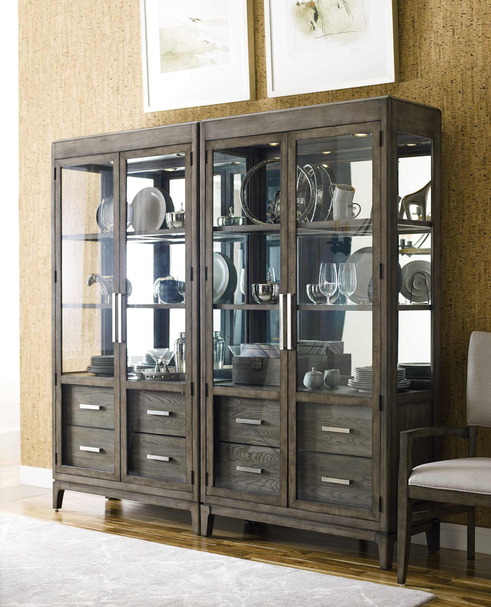 Cascade Murphy Round Wood Dining Room Set