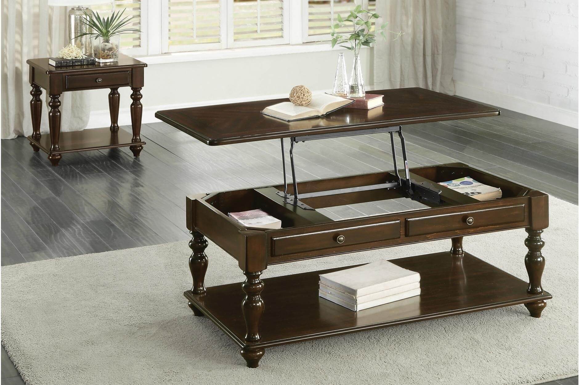 Lovington Wood Occasional Table Set by Homelegance