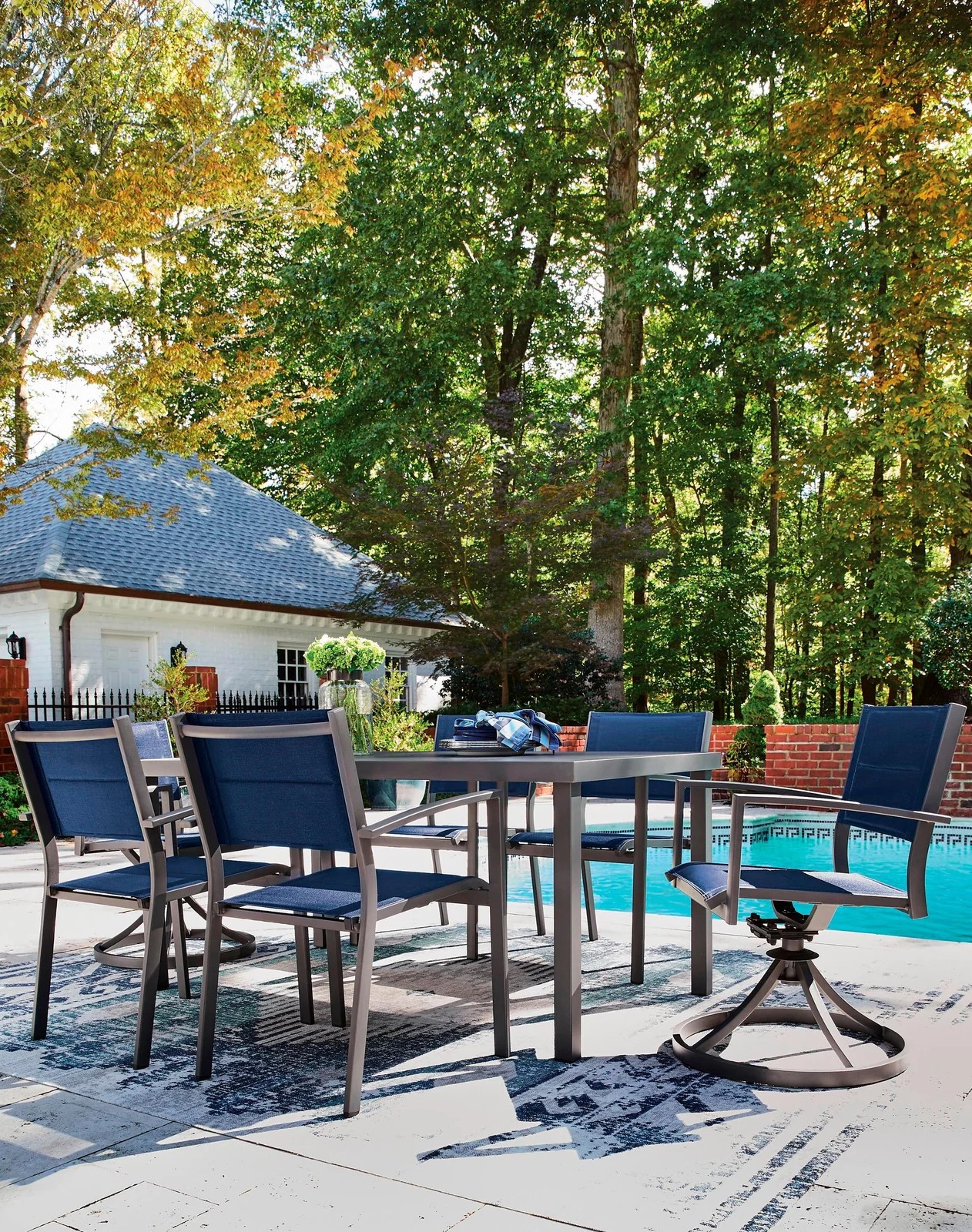 Rocky Creek 4-Piece Aluminum Sling Armchair