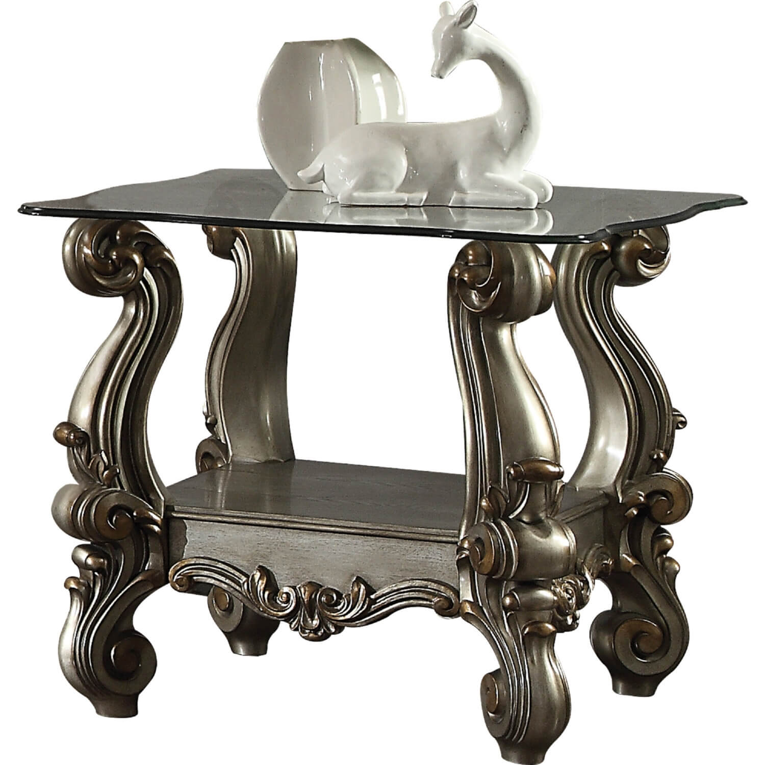 Versailles Oval Velvet Living Room Set