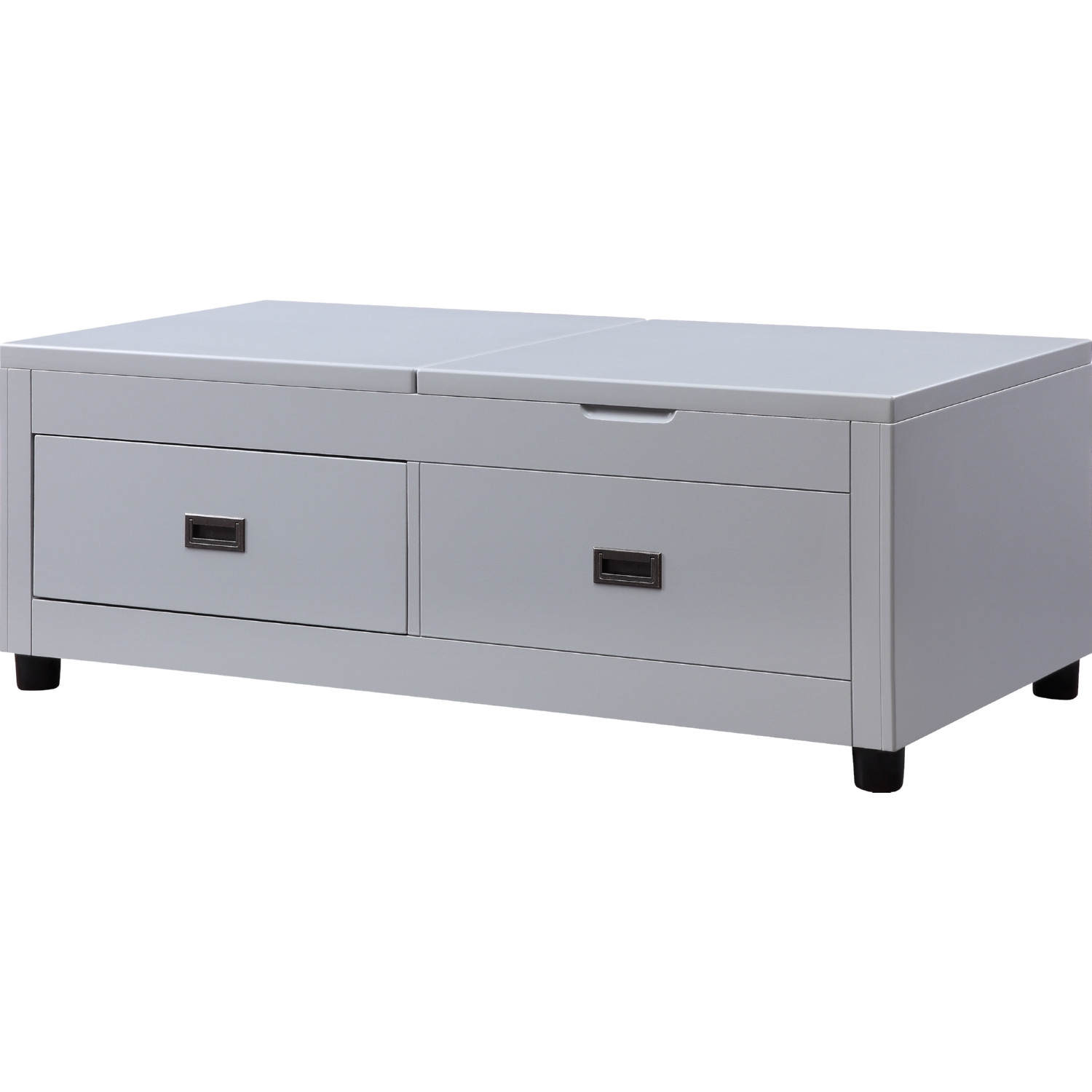 Eleanor Wood Rectangular Lift Top Storage Coffee Table Set