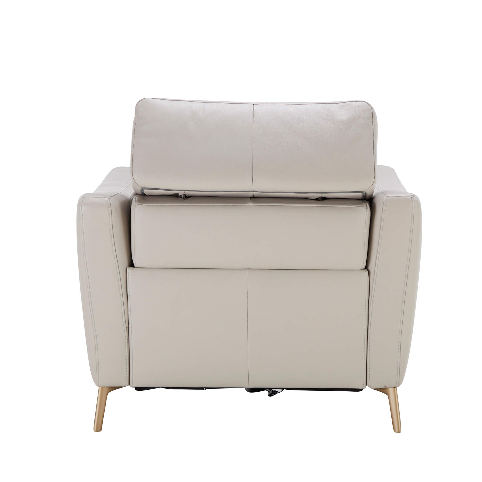 Greg Fabric/Leather Recliner Armchair w/Double Motion