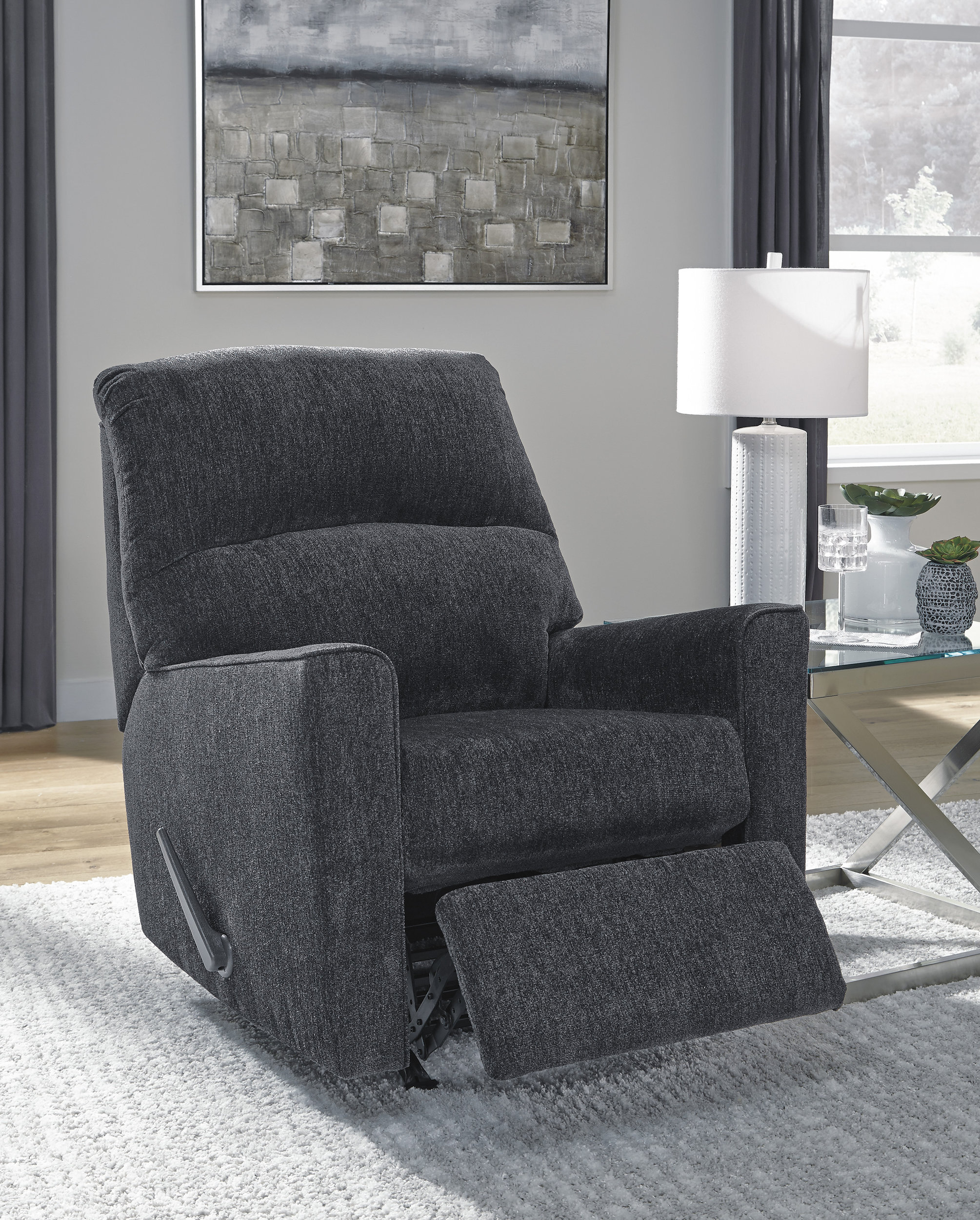 Altari Polyester Rocker Recliner