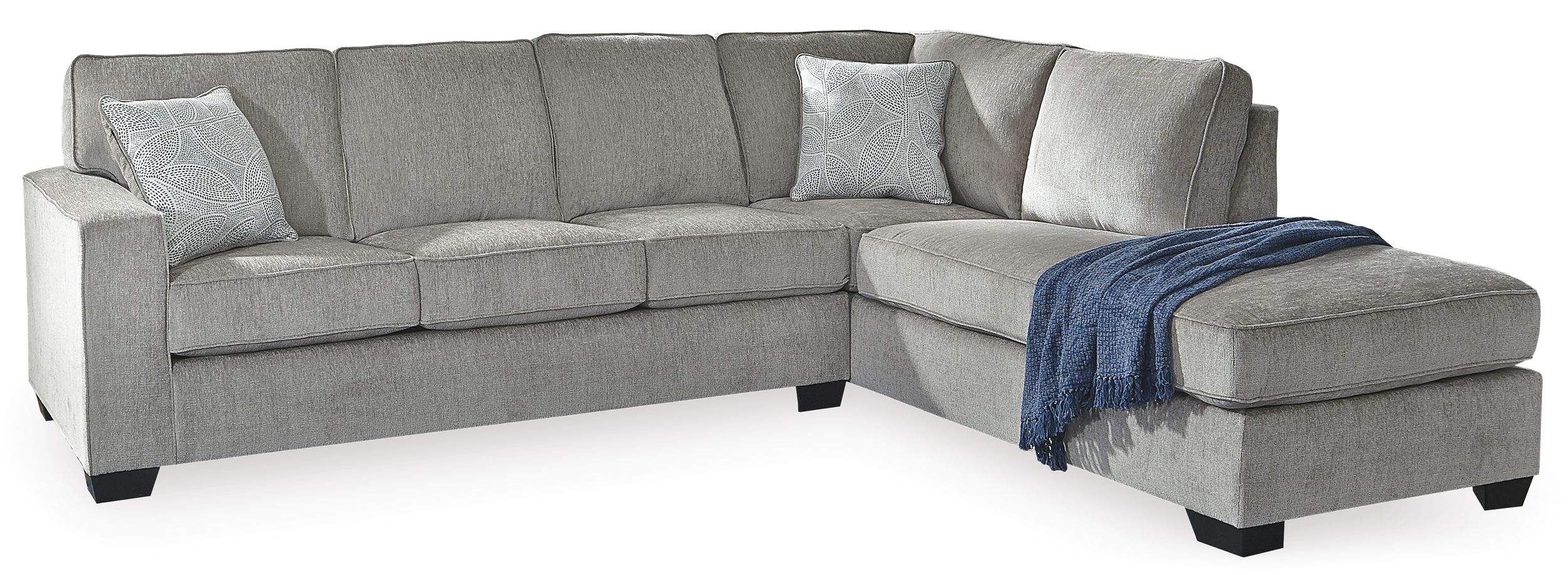 Altari 2-Piece Polyester Sleeper Sectional with Right Arm Chaise