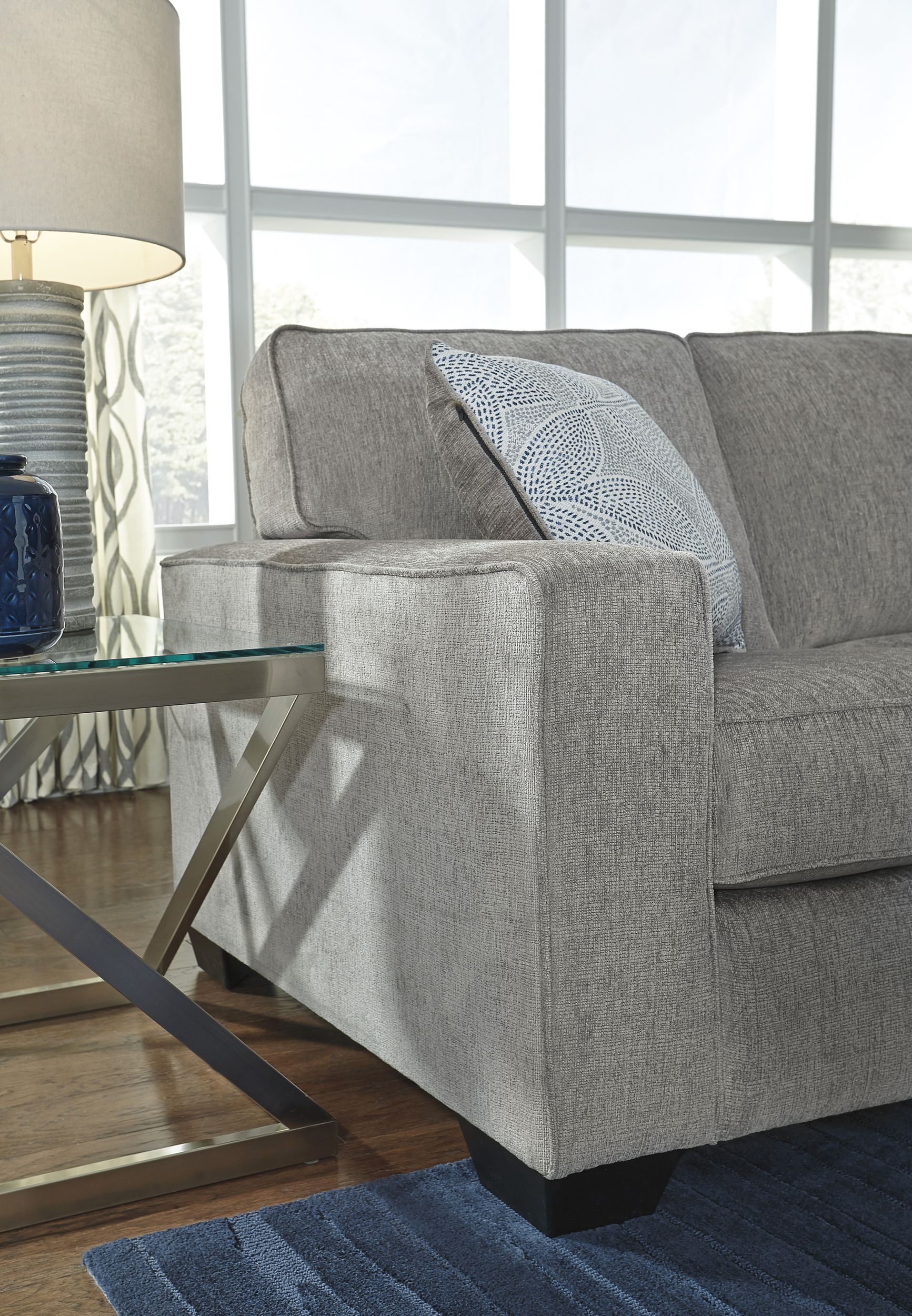 Altari 2-Piece Polyester Sectional with Right Arm Chaise