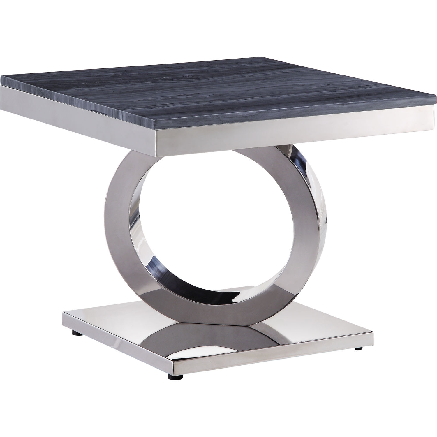 Zasir Faux Marble Rectangular Coffee Table Set