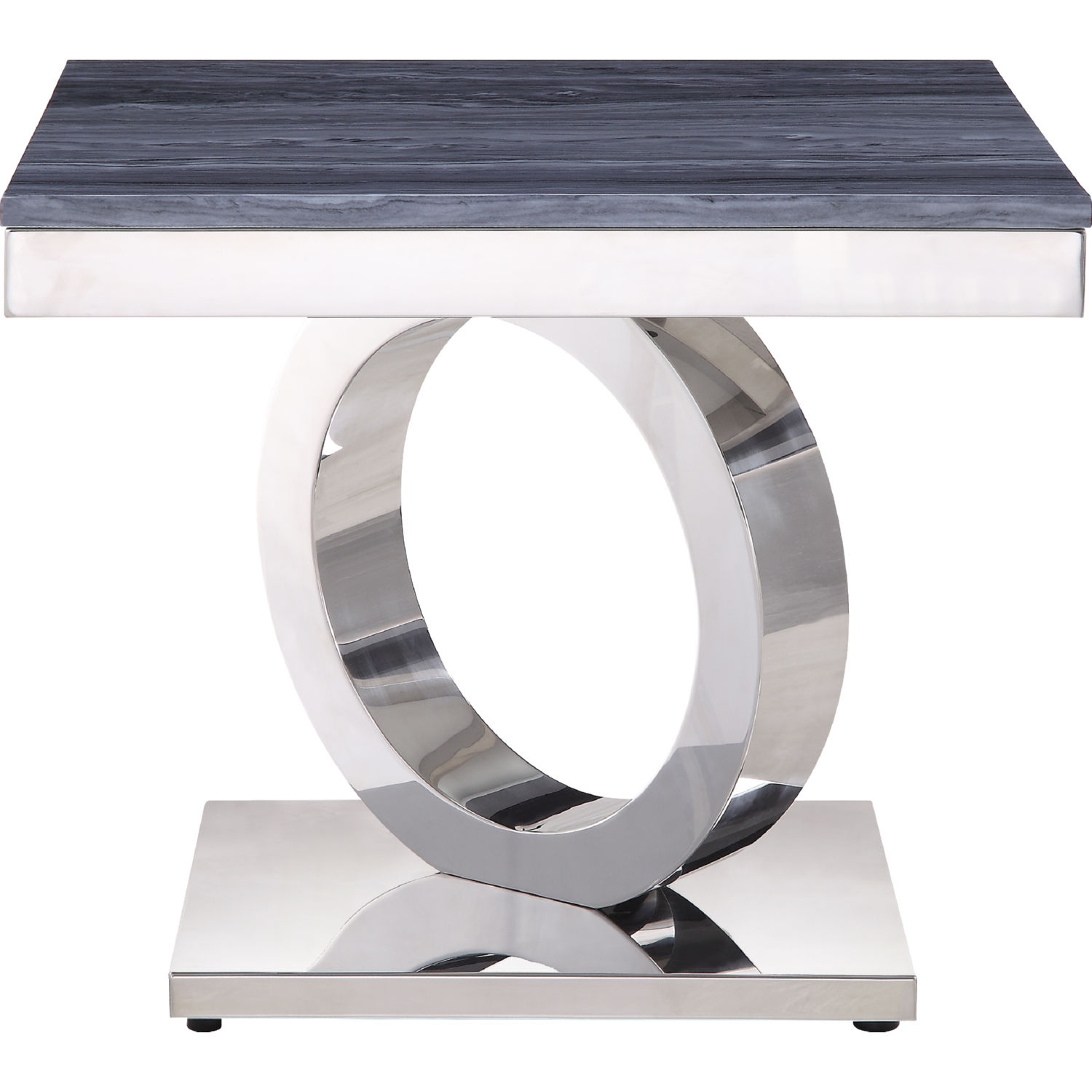 Zasir Faux Marble Rectangular Coffee Table Set