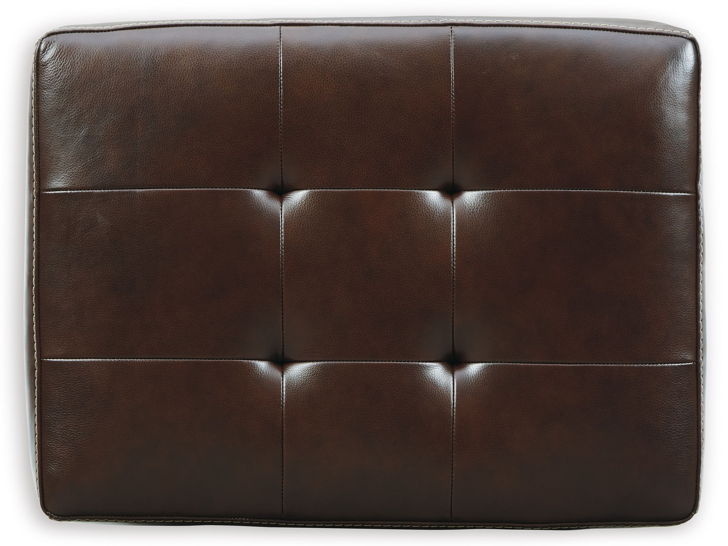 Altonbury Leather Ottoman