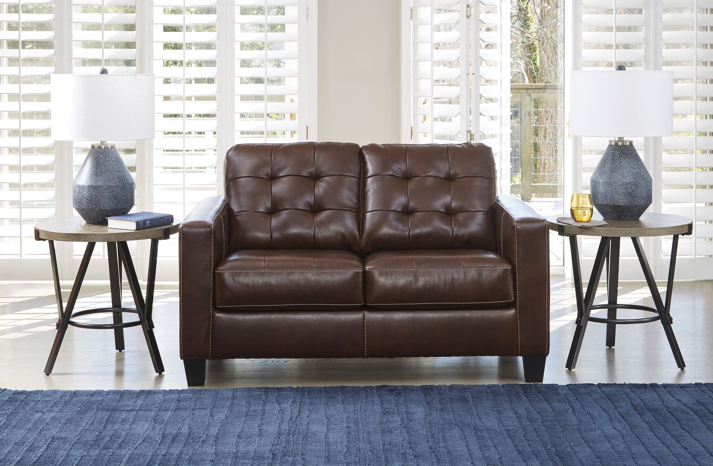 Altonbury Leather Loveseat
