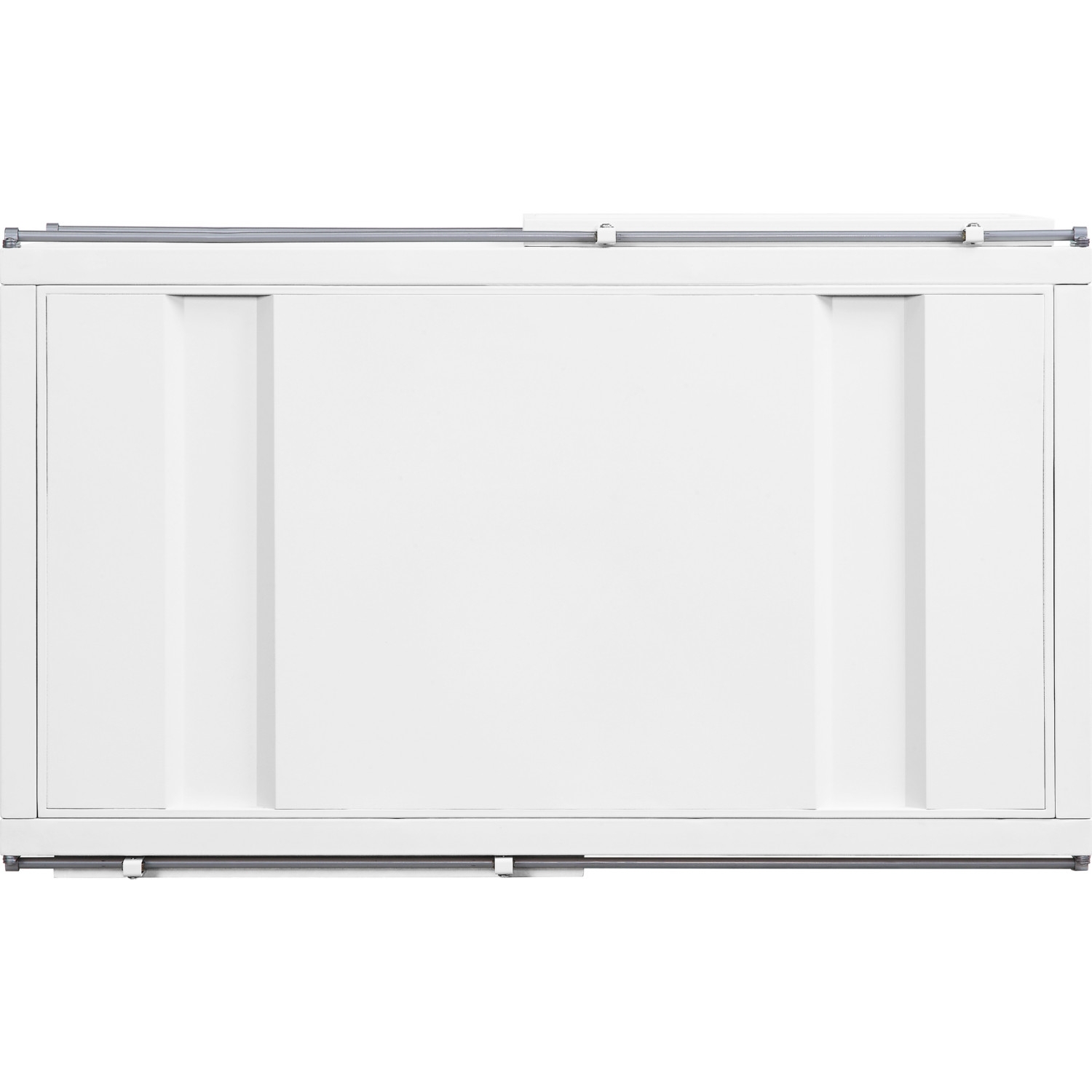 Cargo Metal Rectangular Coffee Table w/Sliding Door
