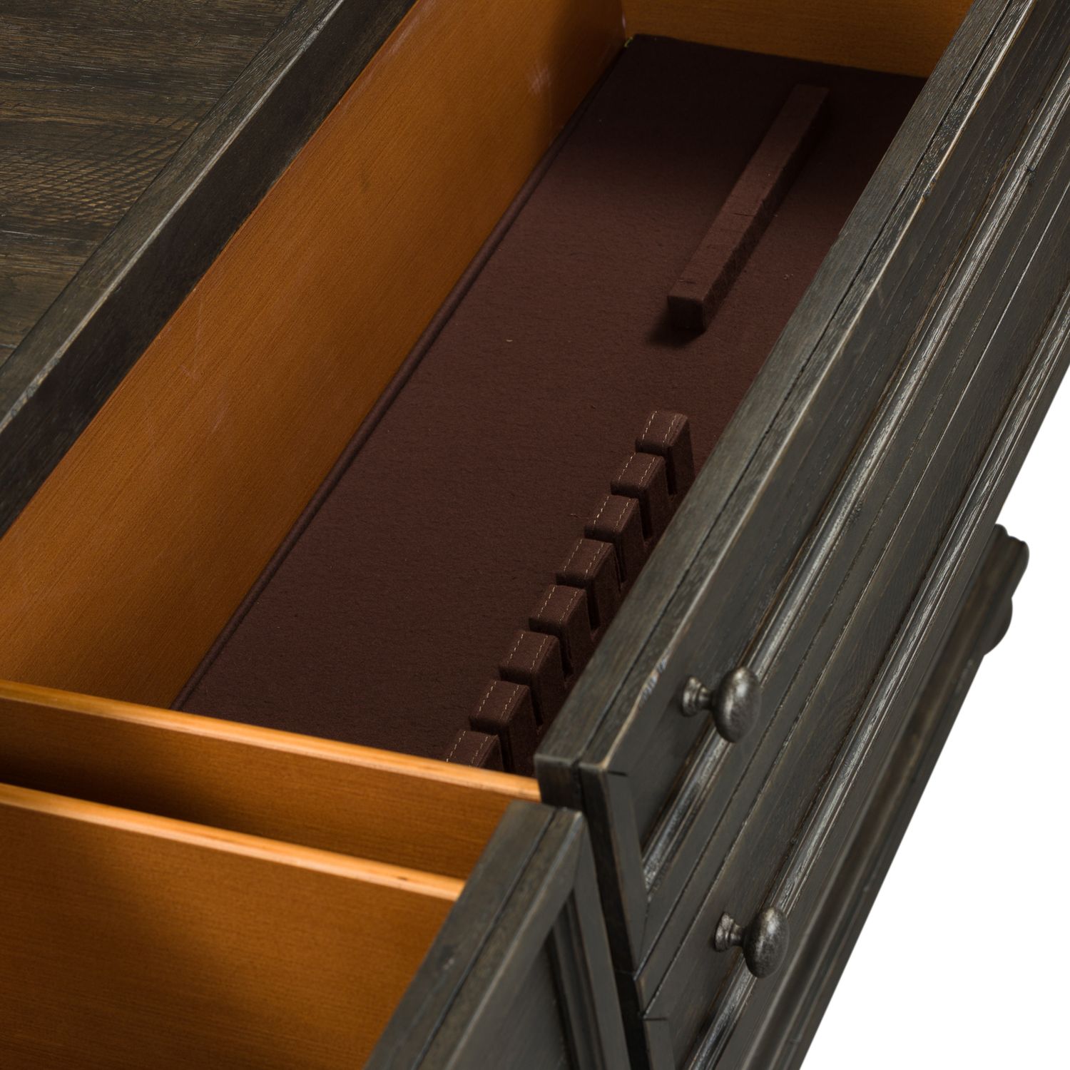 Harvest Home Wood 4-Door 3-Drawer Hall Buffet