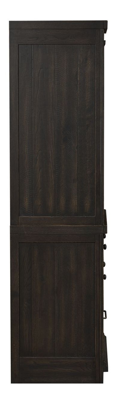 Harvest Home Wood 2-Piece Hutch & 2-Drawer File Cabinet Set