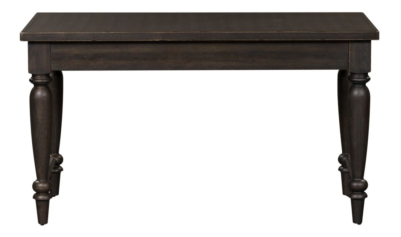 Harvest Home Rectangular Wood 3-Drawer Writing Desk