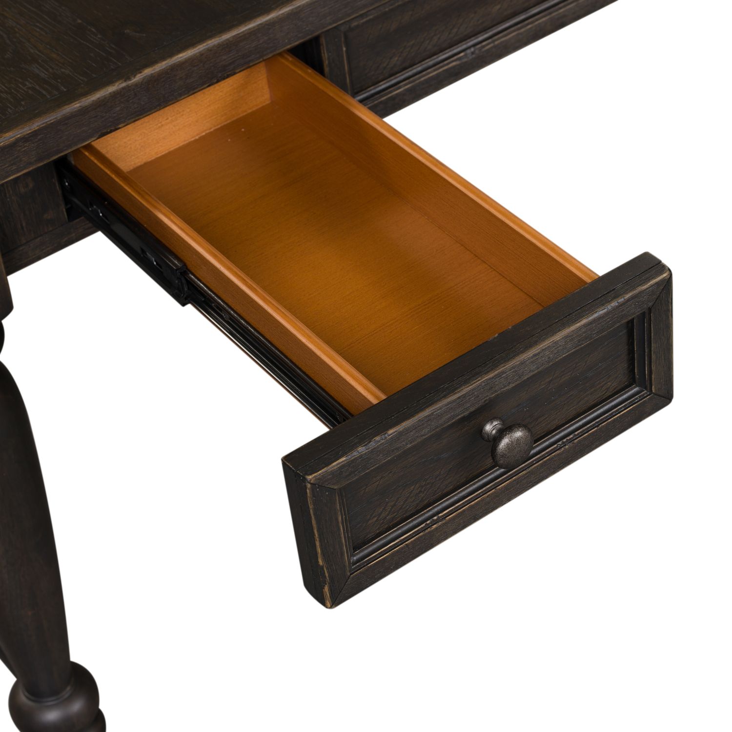 Harvest Home Rectangular Wood 3-Drawer Writing Desk
