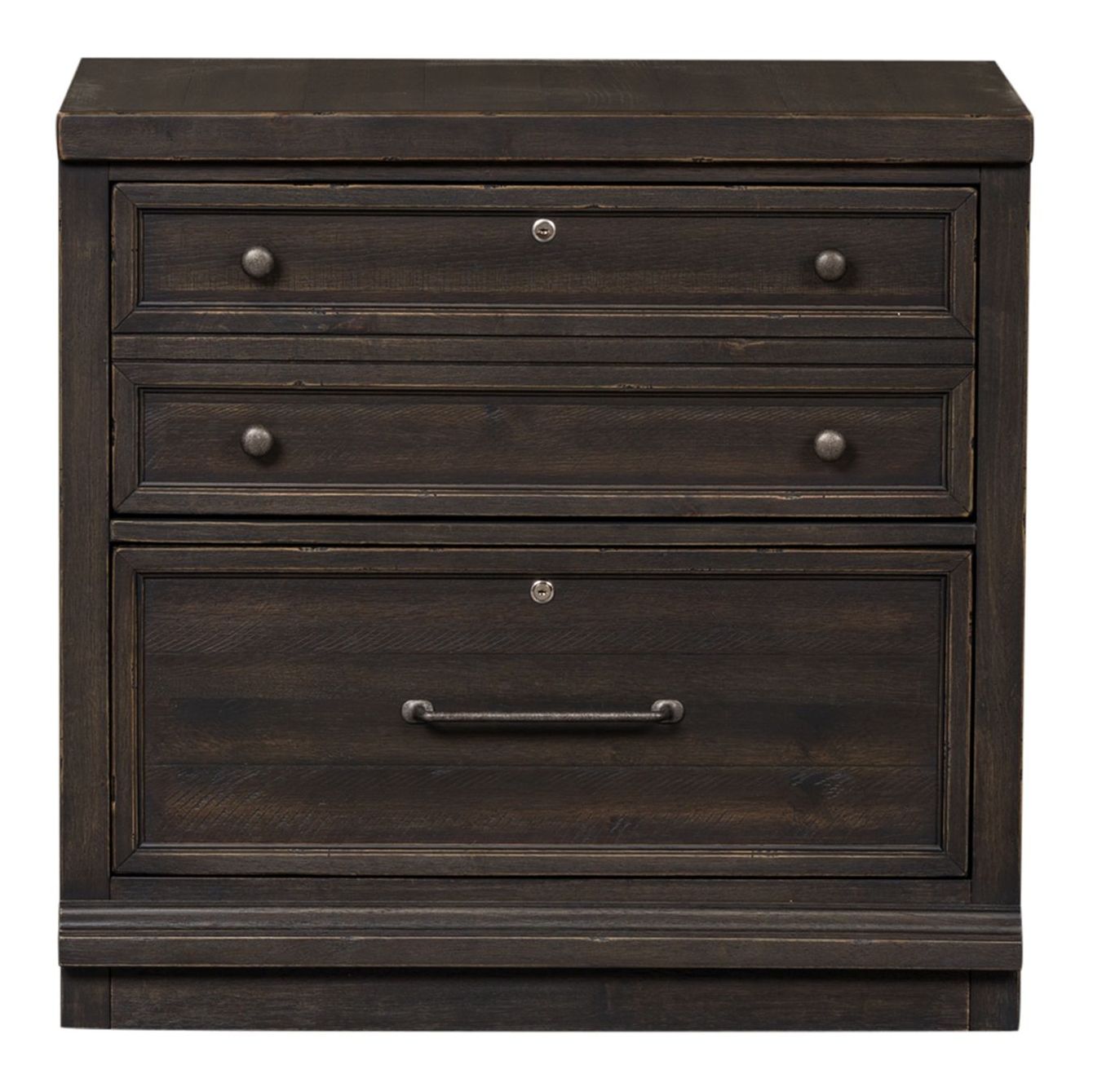 Harvest Home 2-Drawer Bunching Lateral File Cabinet w/Lock