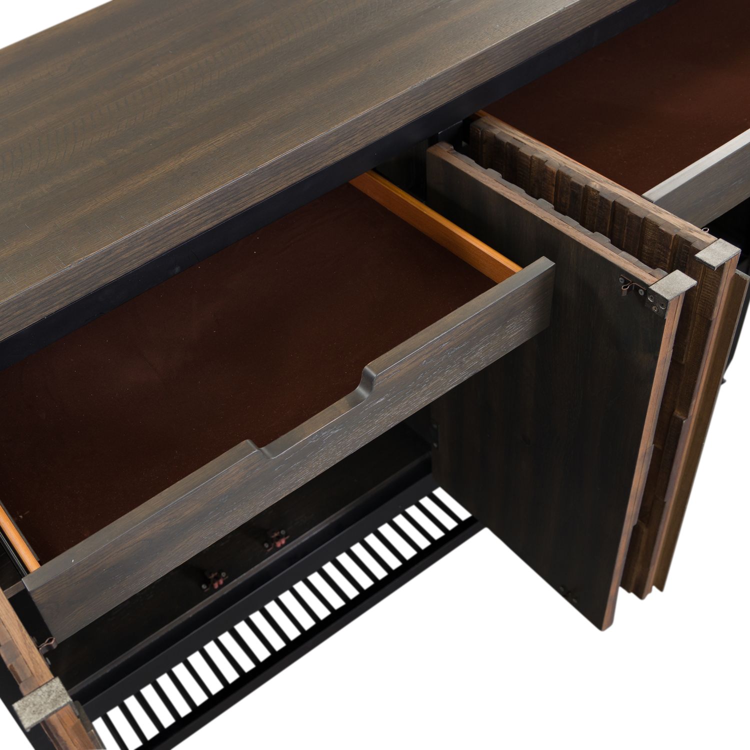 Harvest Home Wood 4-Door Server