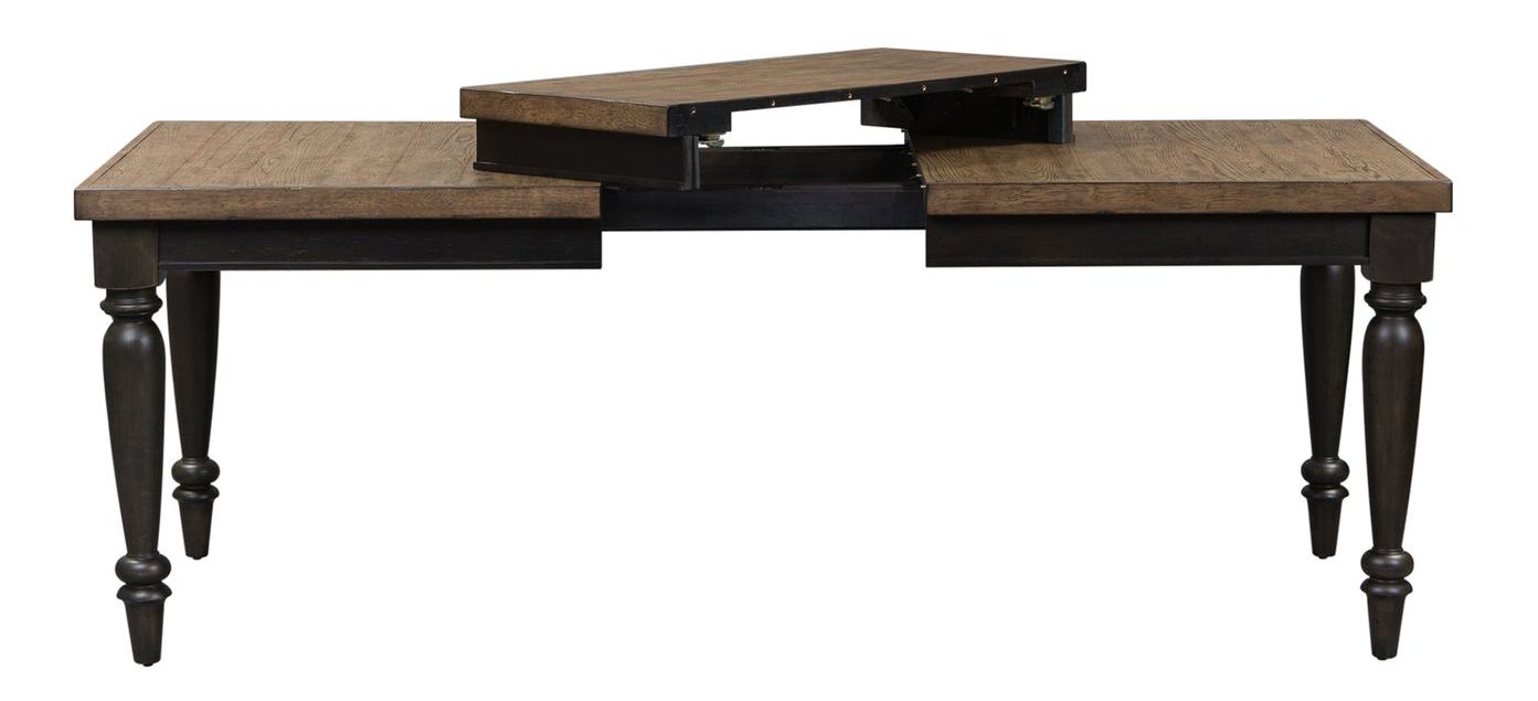 Harvest Home Rectangular Wood Extendable Dining Table