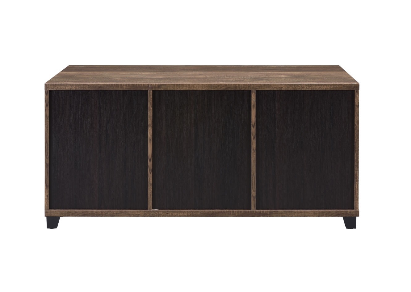 Nineel Wood/Metal Rectangular Storage Coffee Table