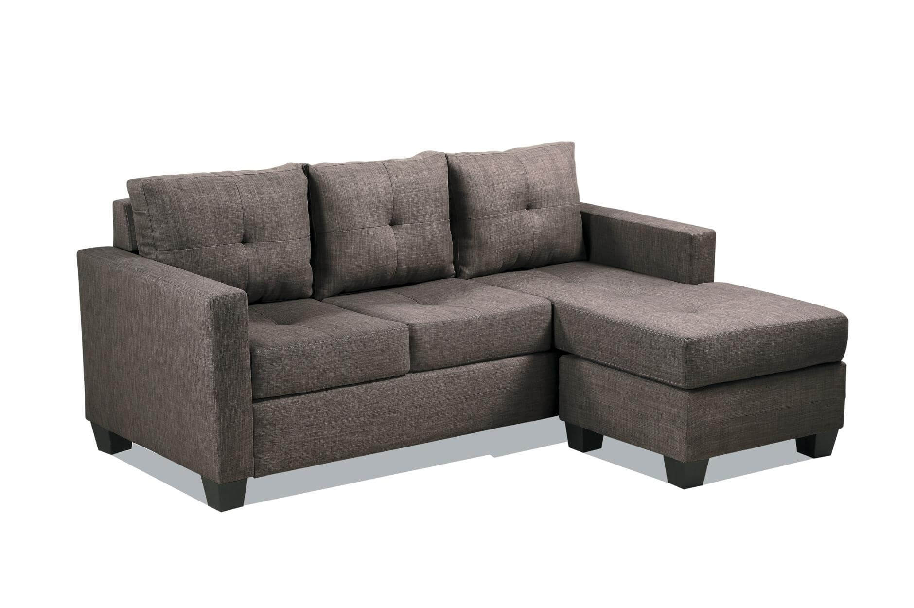 Phelps Polyester Fabric/Wood Sectional Sofa