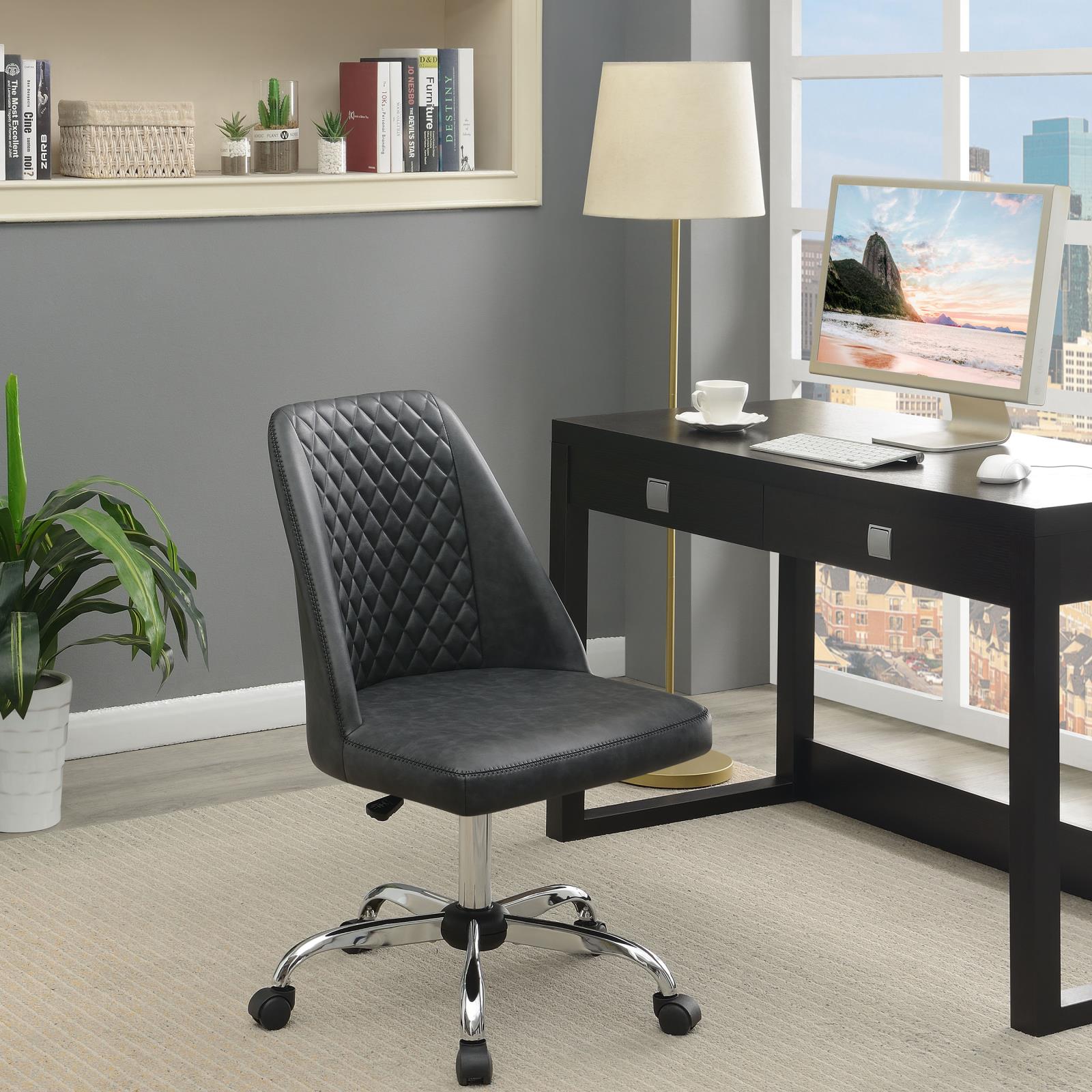 Althea Tufted Back Leatherette Office Chair
